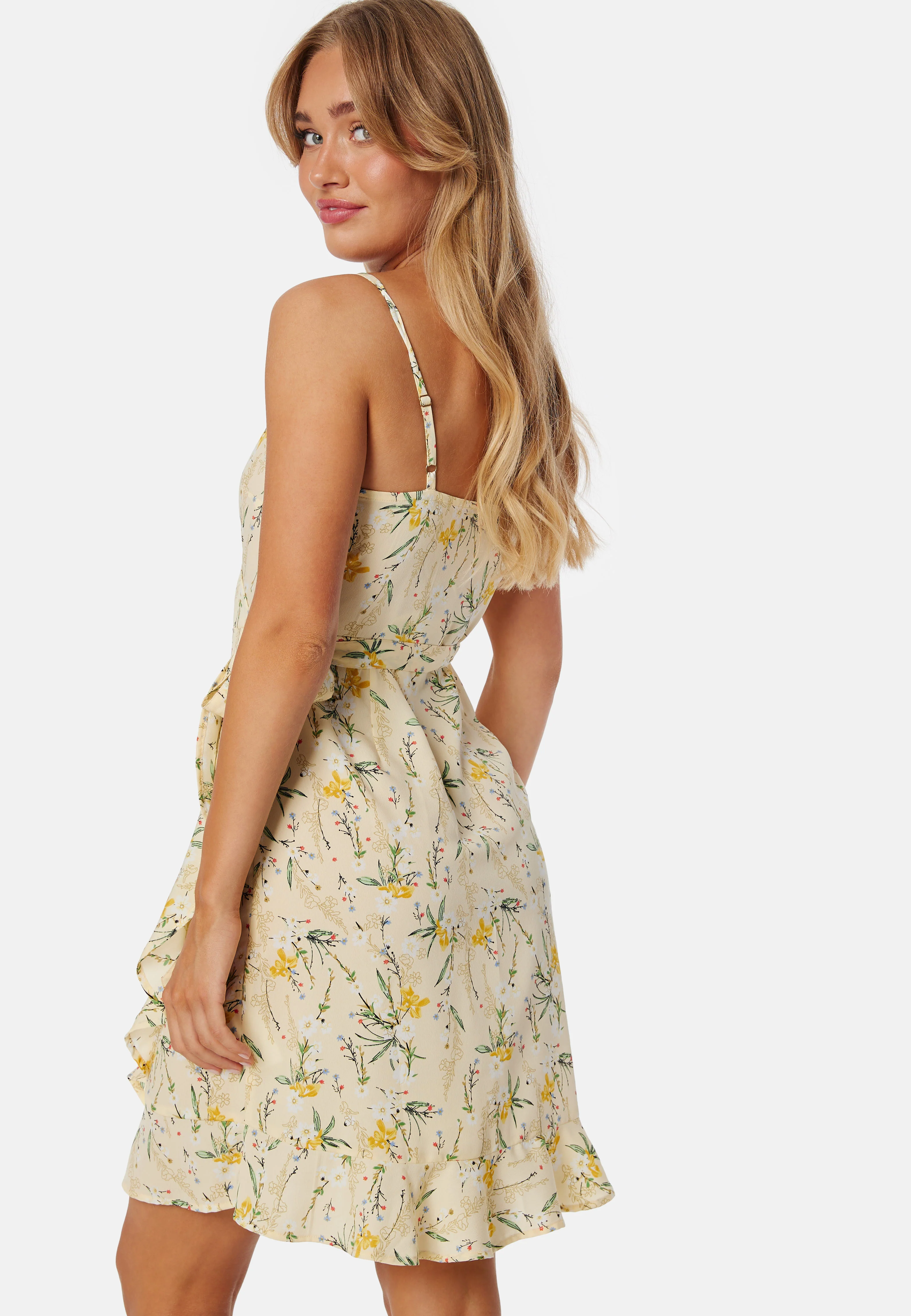 Flounce Short Strap Dress - Image 2