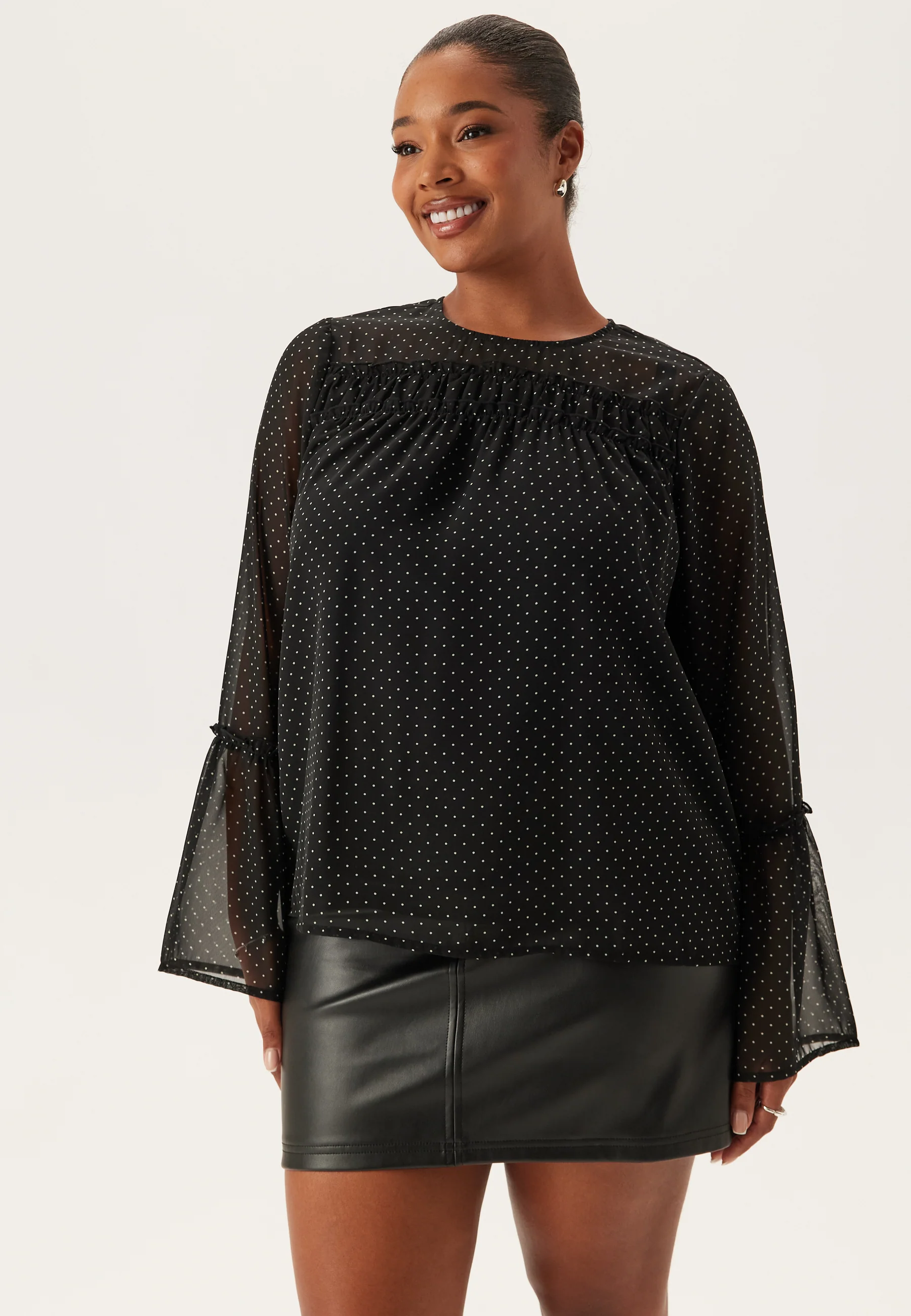 Flounce Sleeve Blouse - Image 6