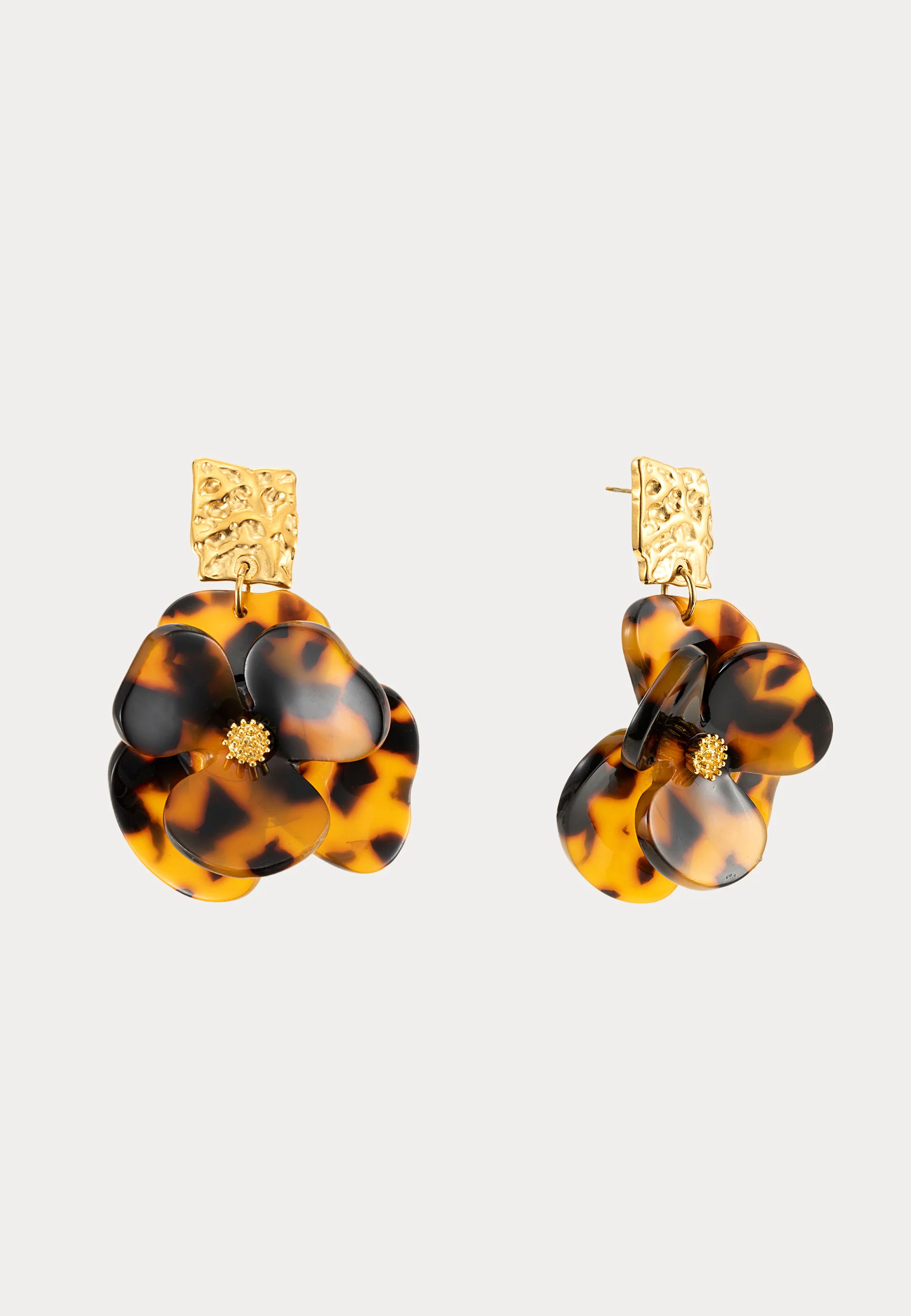 Flower Dream Earring Leopard - Image 2