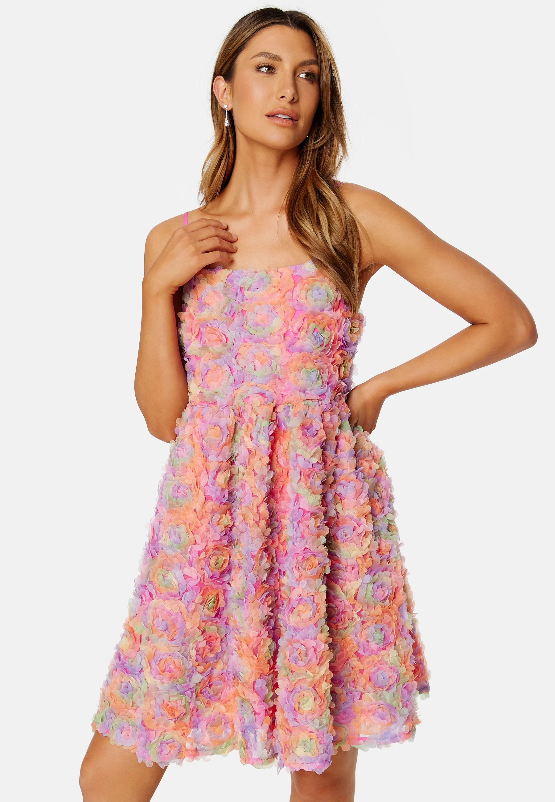 Flowerly Strap Dress - Image 2