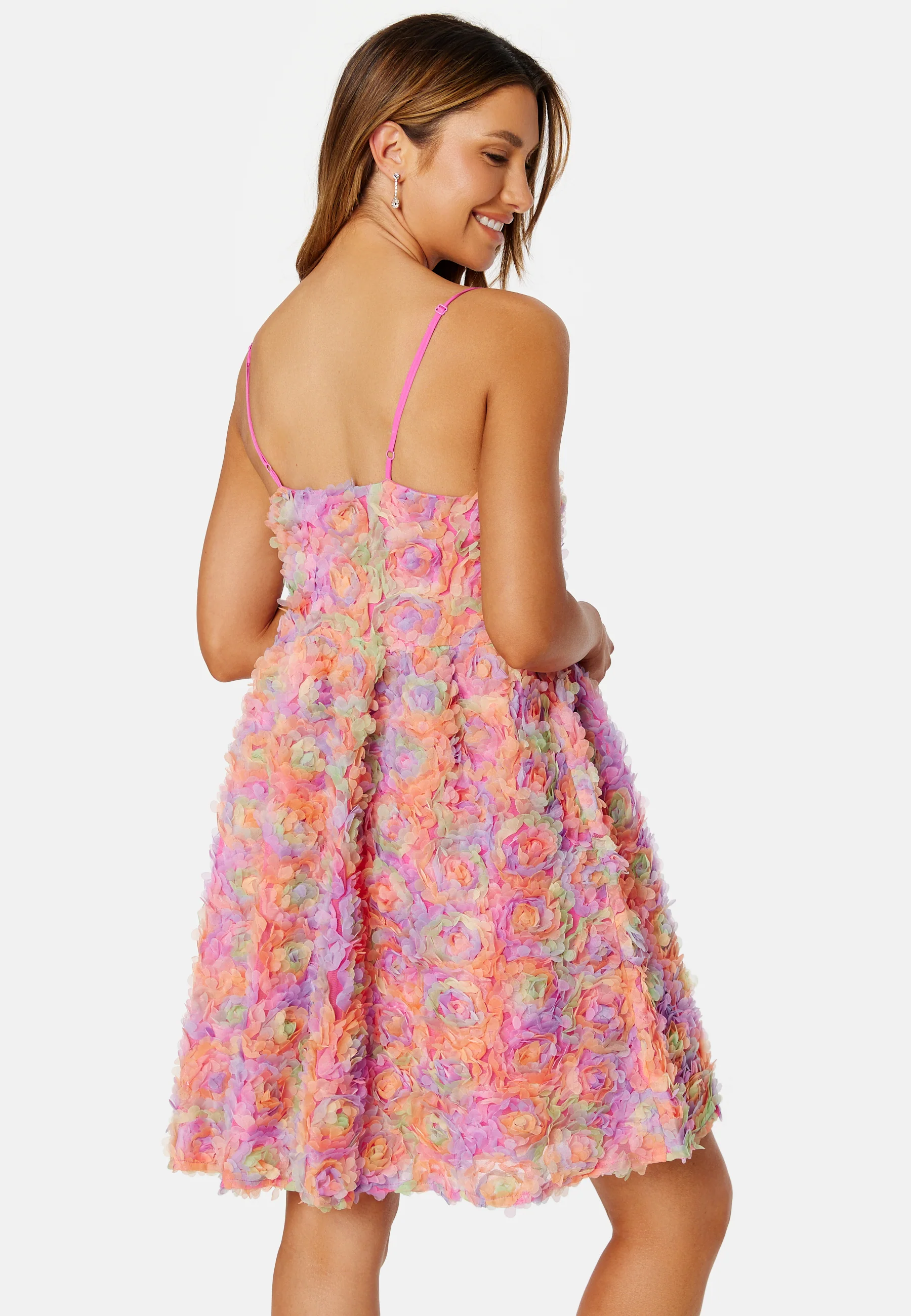Flowerly Strap Dress - Image 4