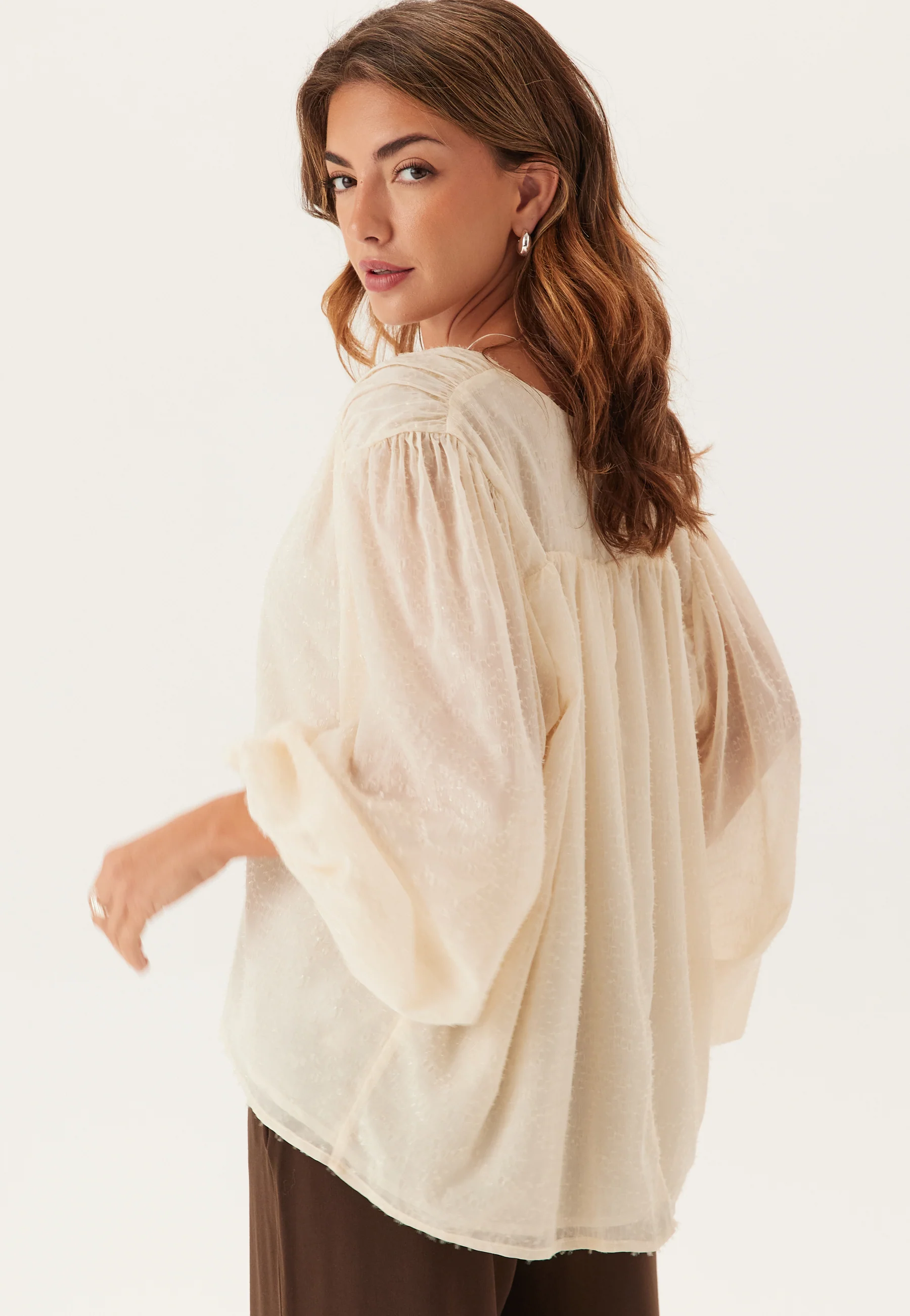 Flowy Chiffon Blouse - Image 7