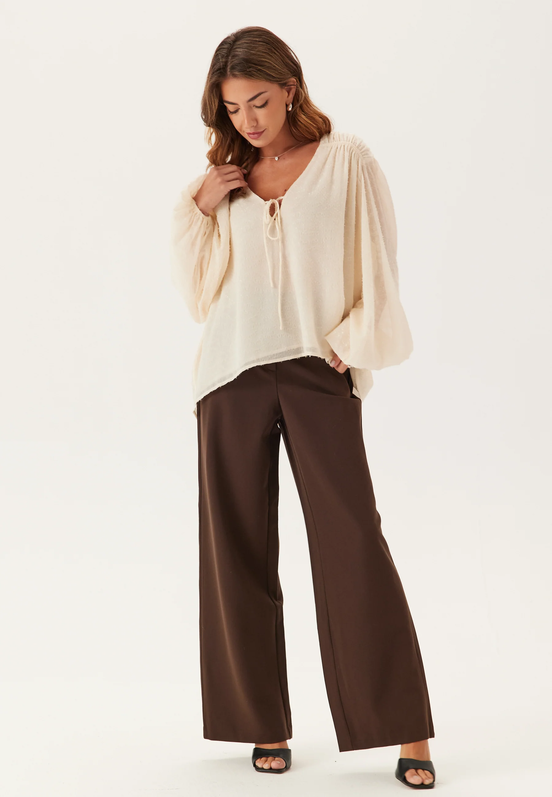 Flowy Chiffon Blouse - Image 9