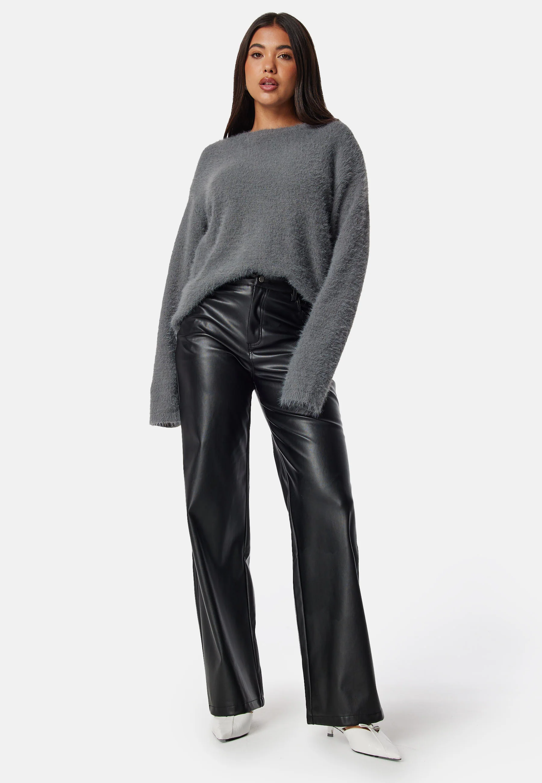 Fluffy Knitted Sweater - Image 4