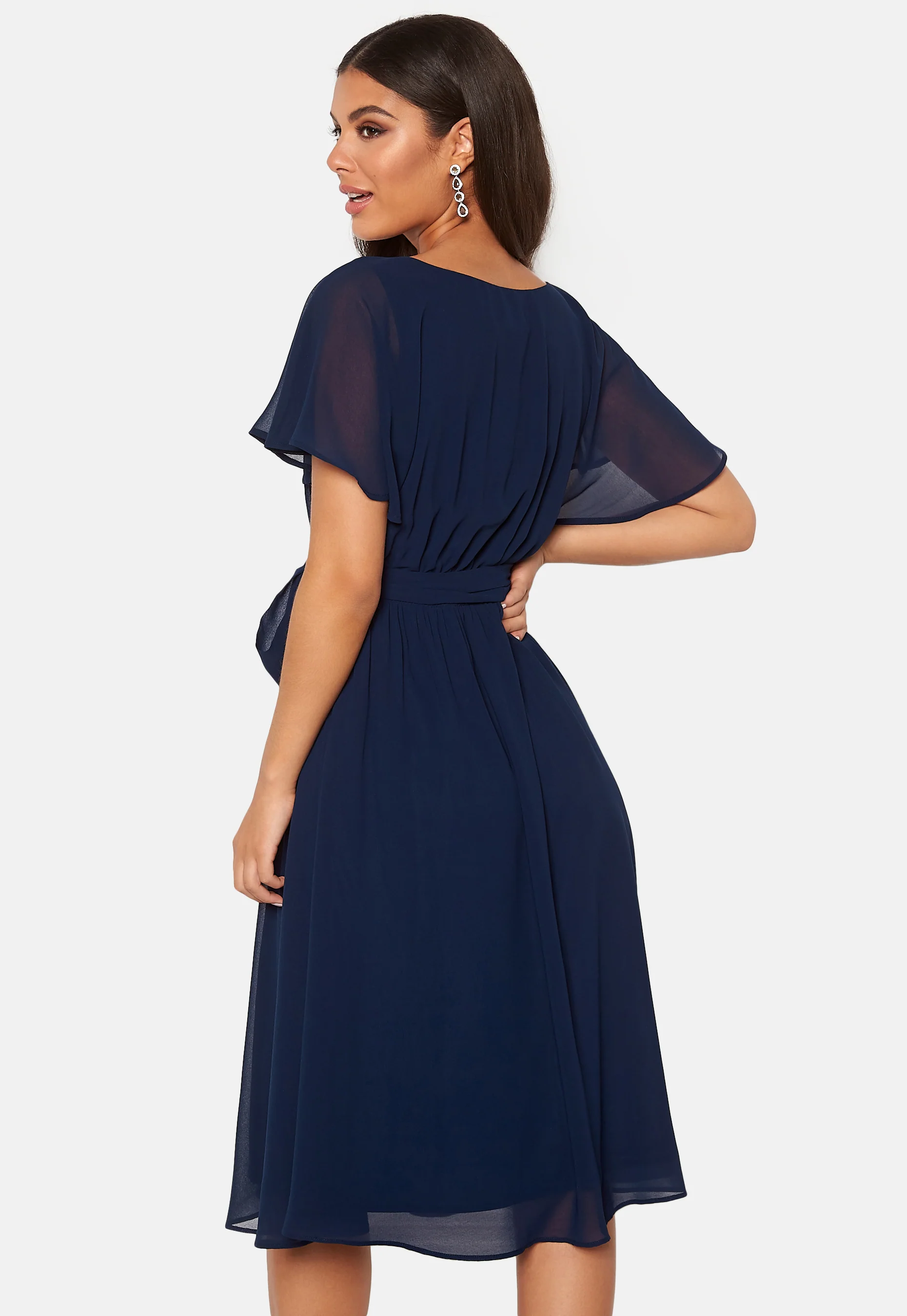 Flutter Chiffon Midi Dress - Image 3