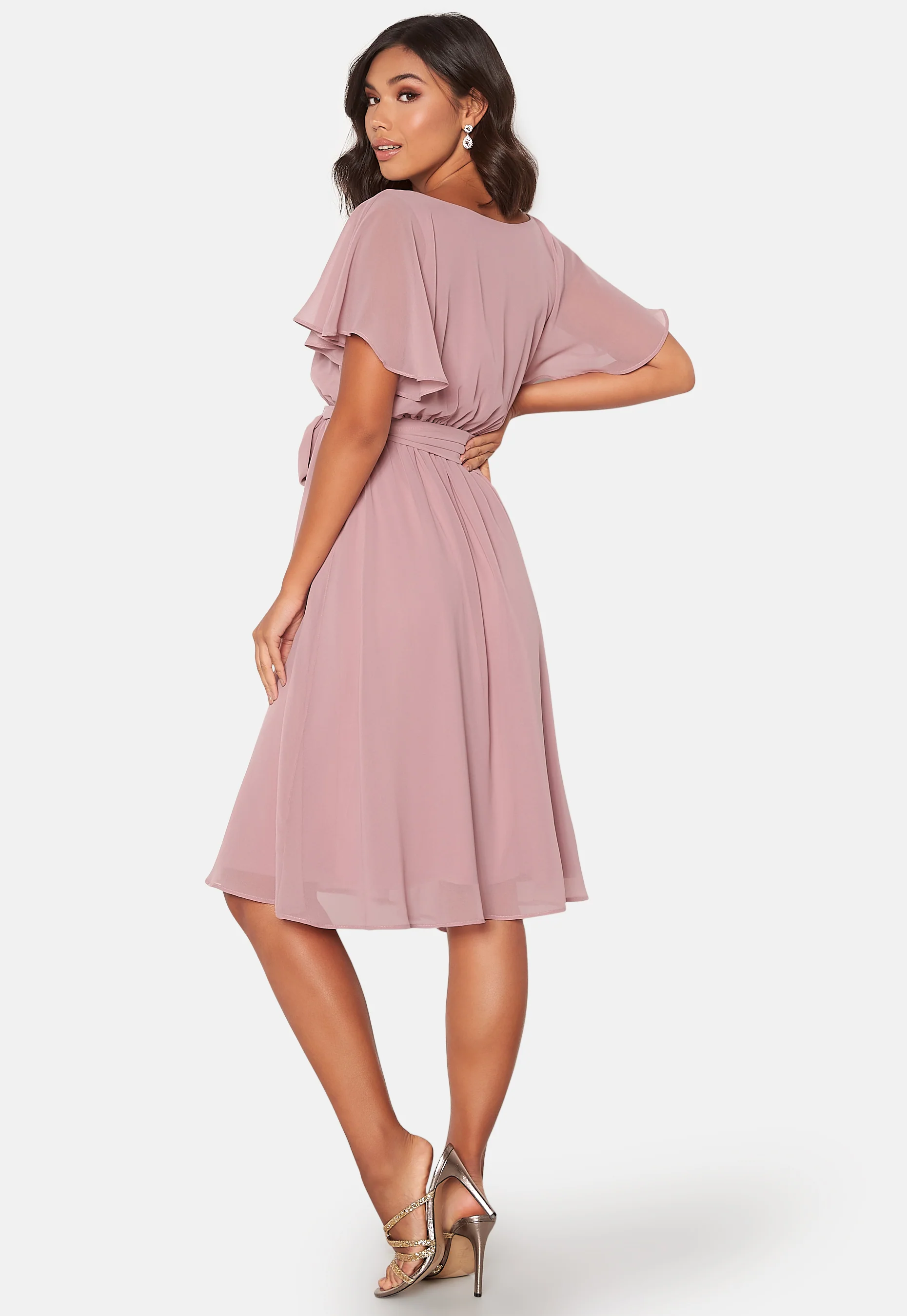 Flutter Chiffon Midi Dress - Image 2