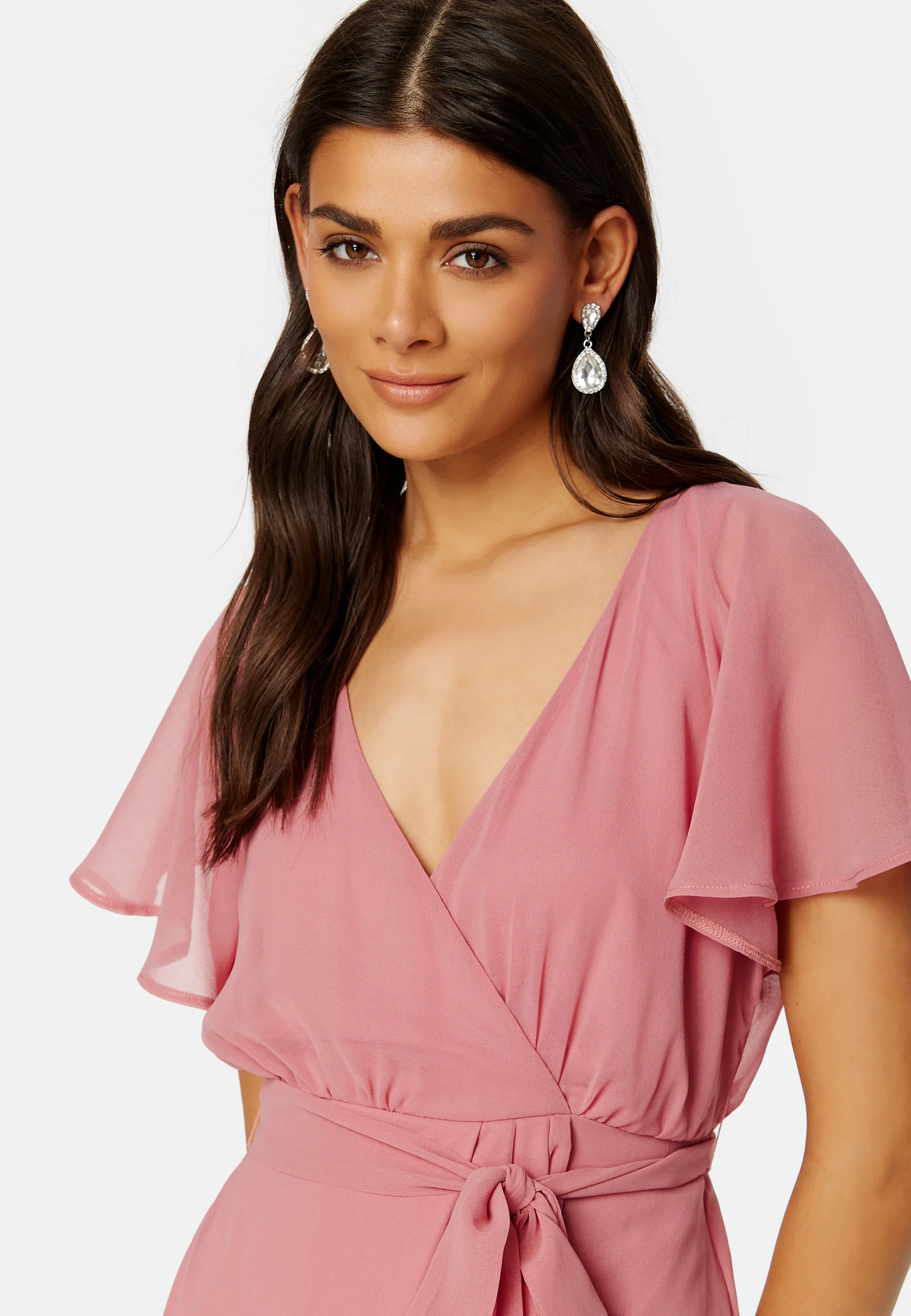 Flutter Chiffon Wrap Maxi Dress - Image 5