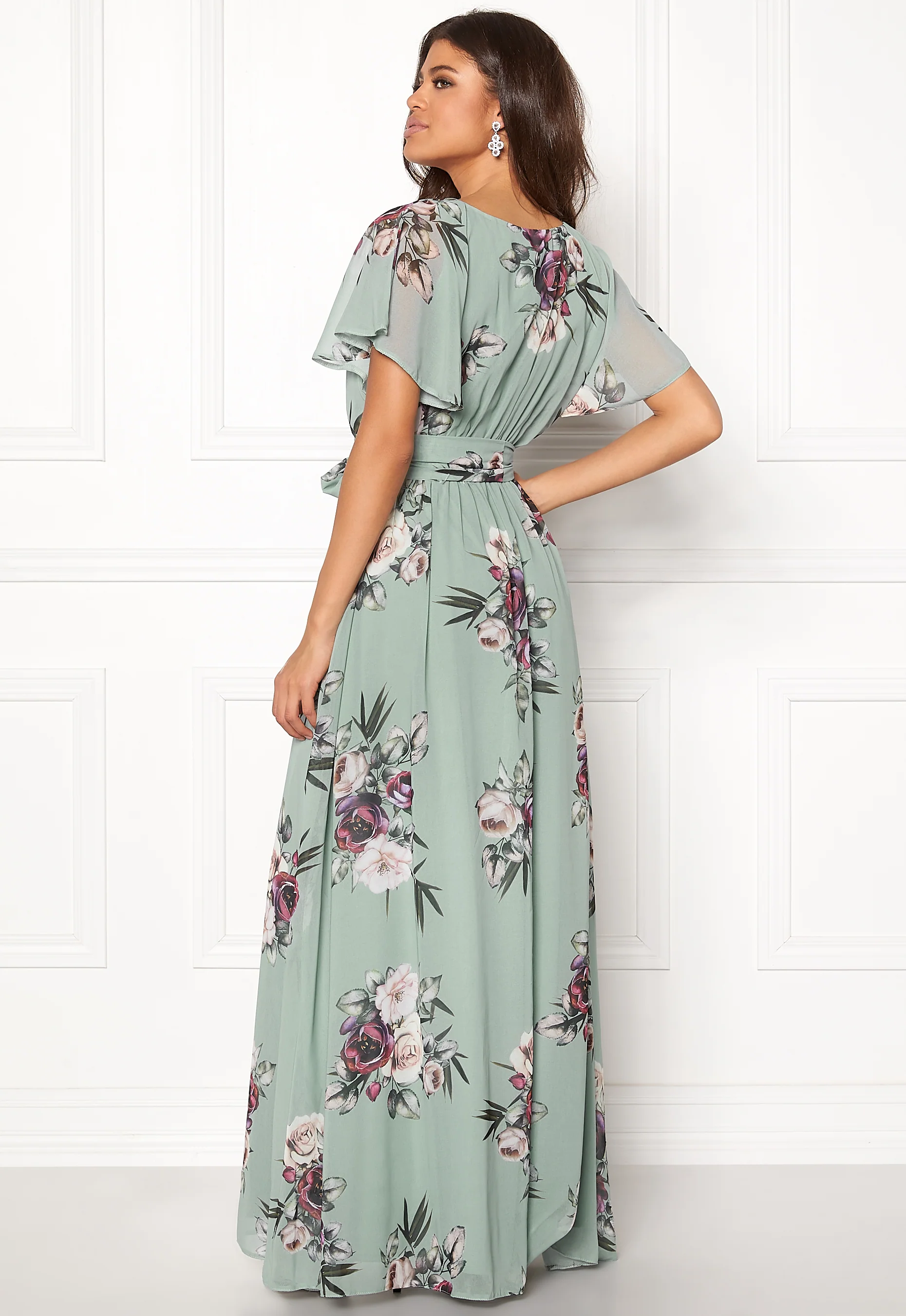 Flutter Floral Maxi Dress - Image 2