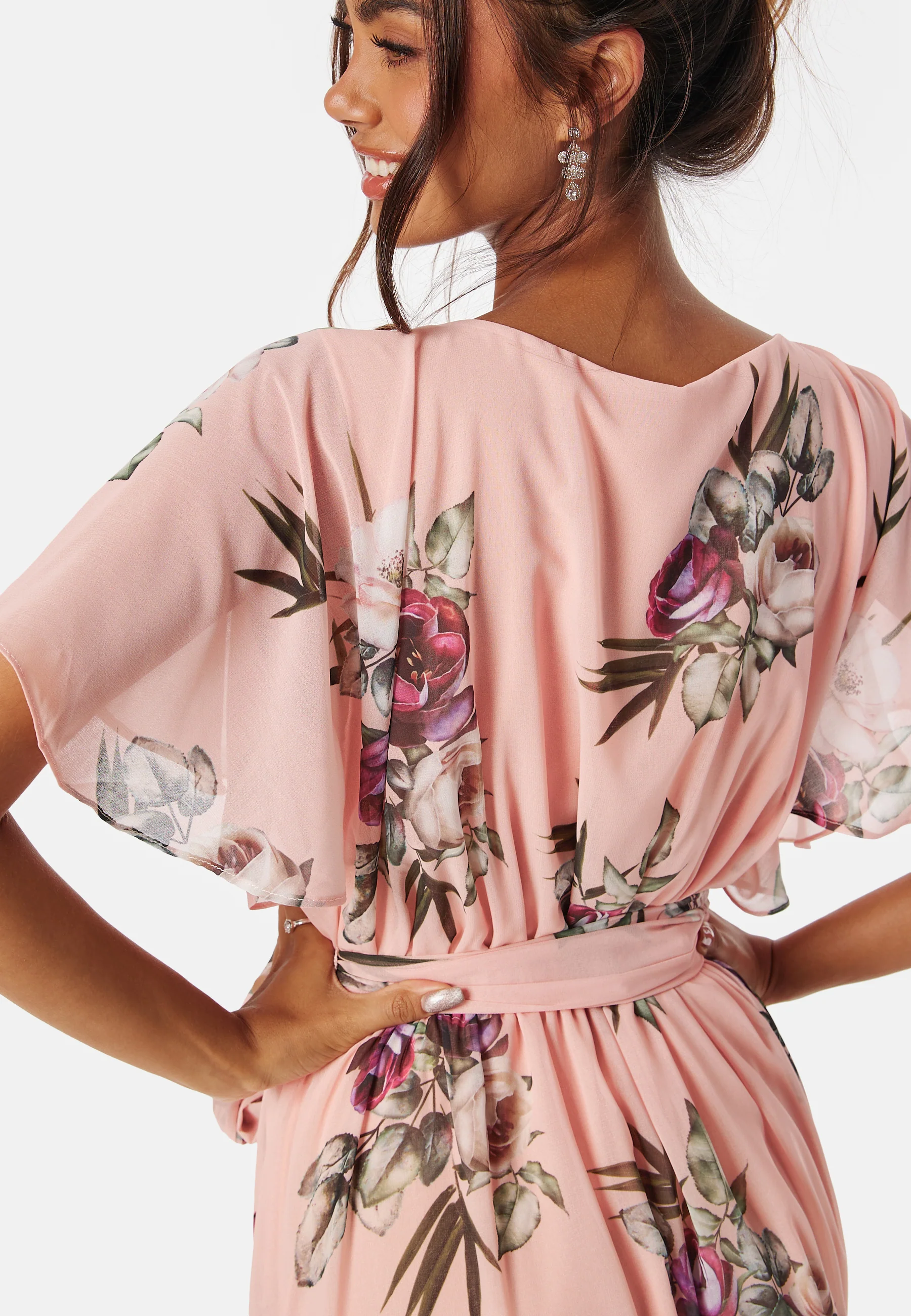 Flutter Floral Maxi Dress - Image 3