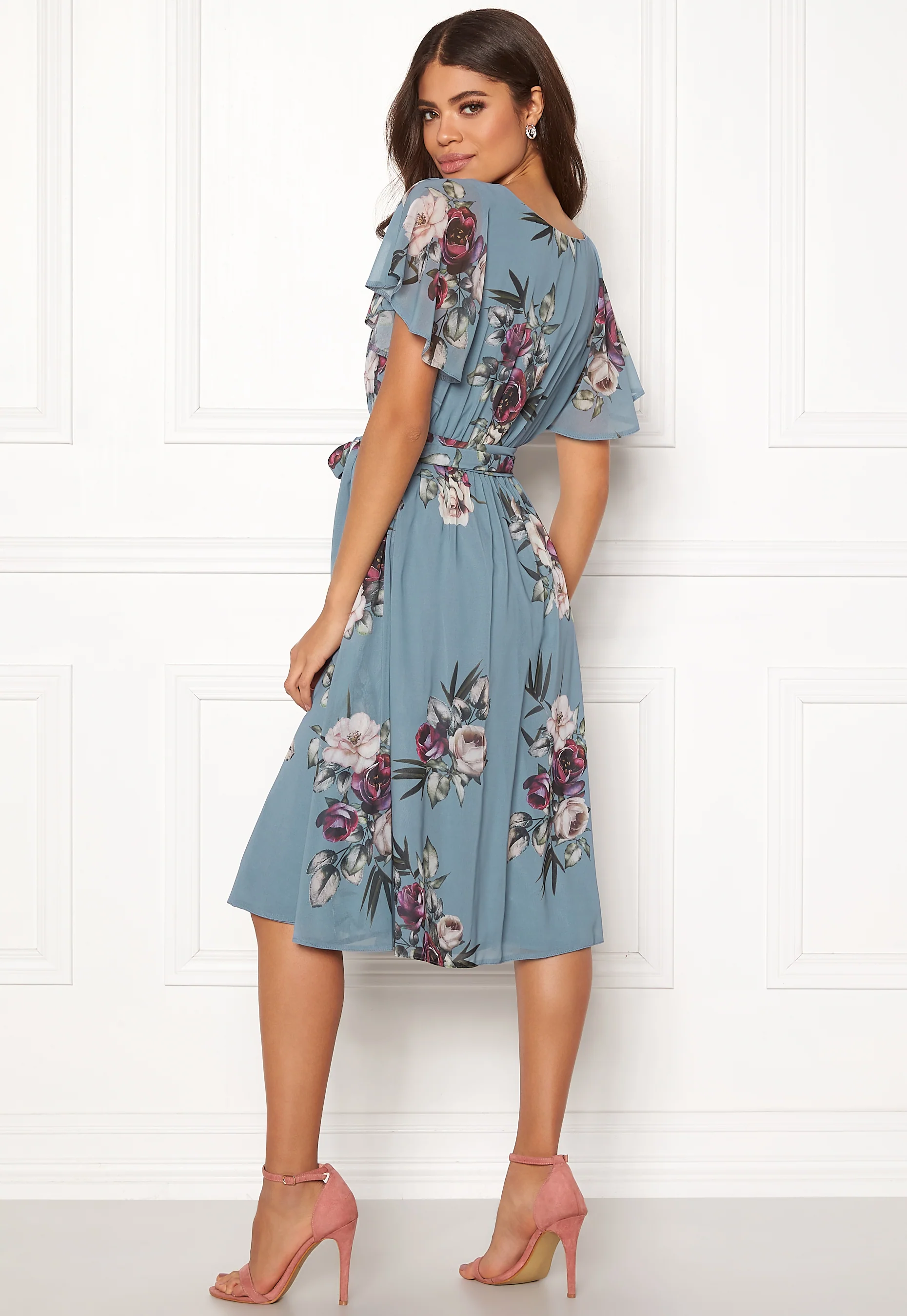 Flutter Floral Midi Dress - Image 2