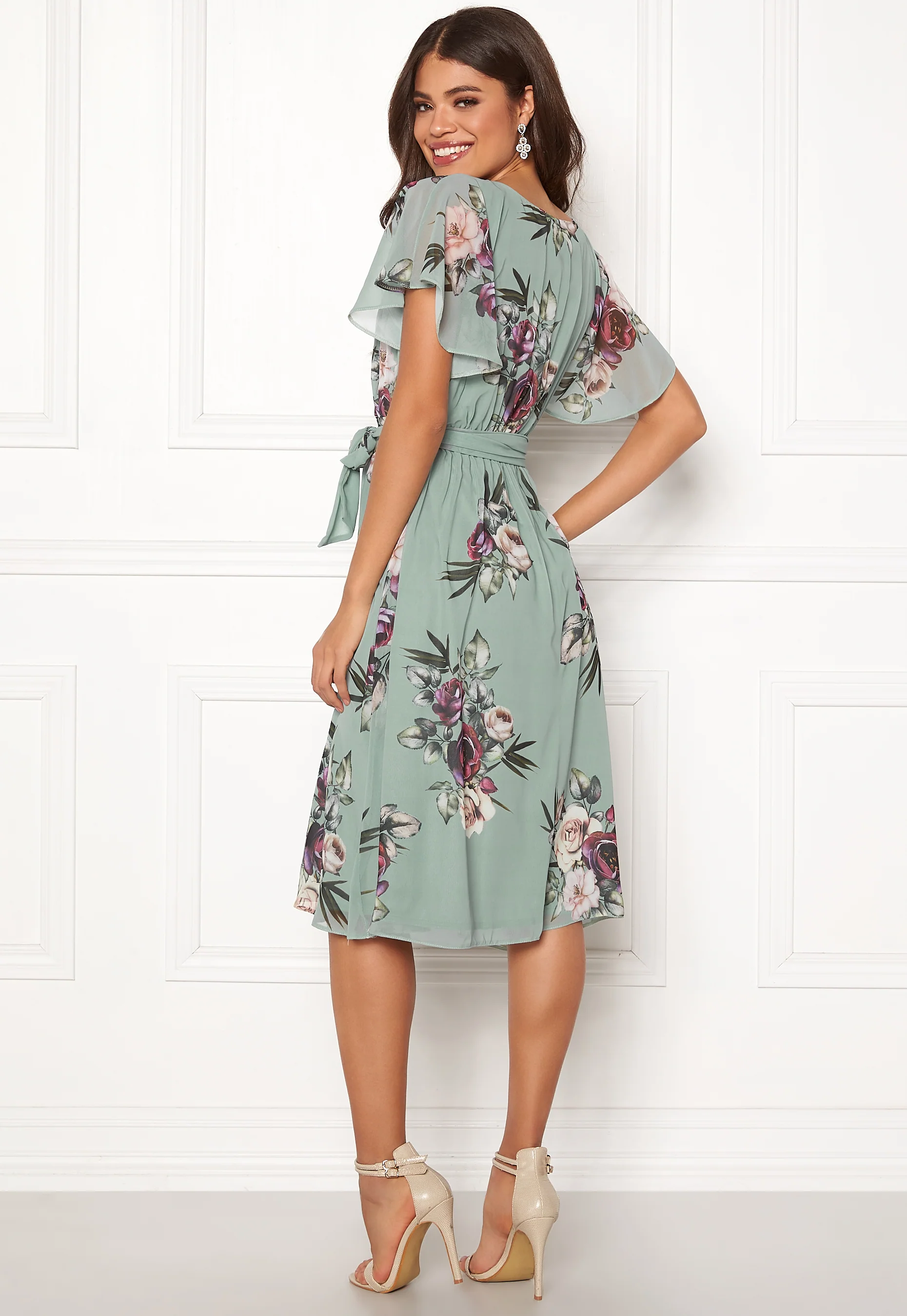 Flutter Floral Midi Dress - Image 2
