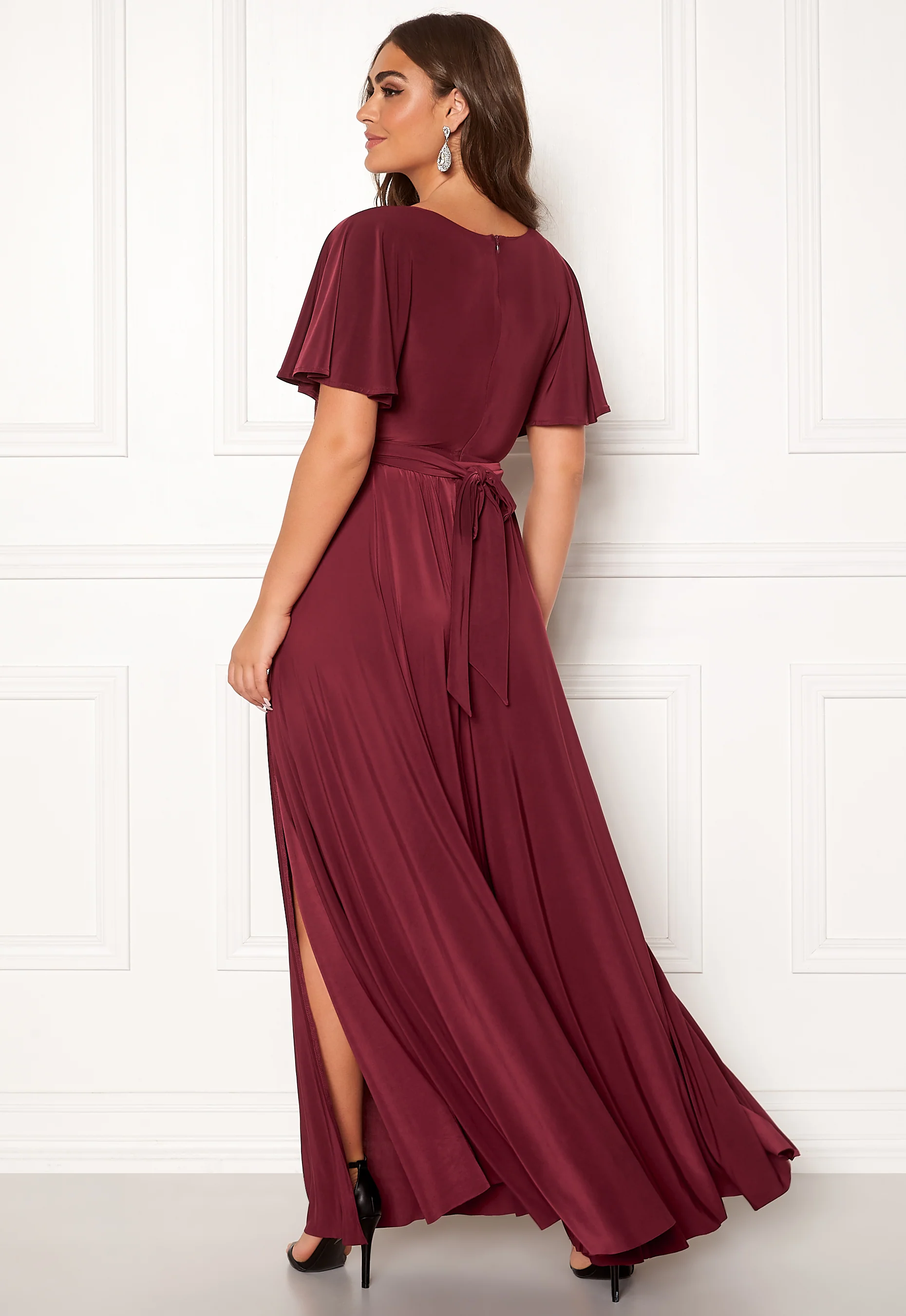 Flutter Sleeve Maxi Dress - Image 2