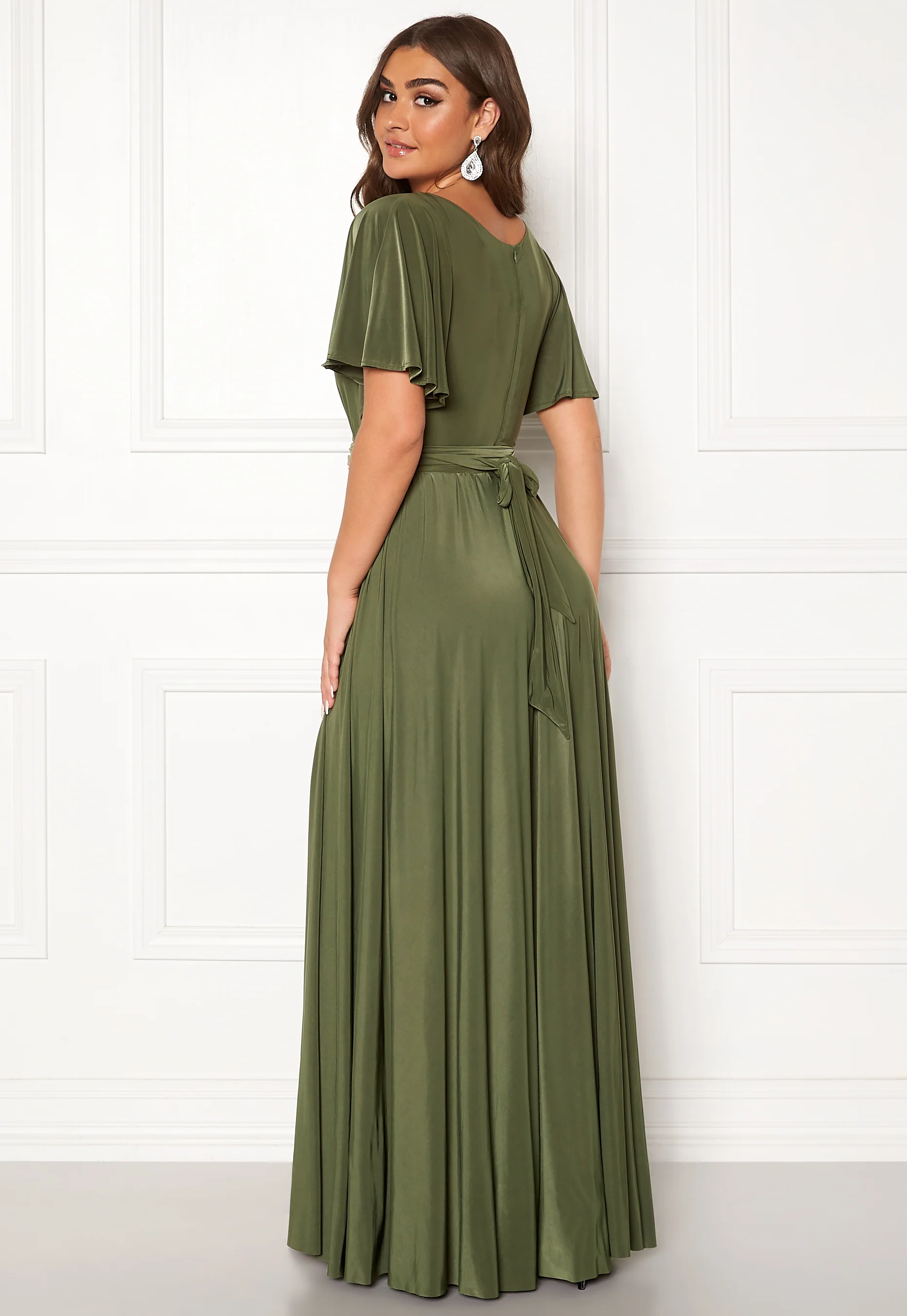 Flutter Sleeve Maxi Dress - Image 2