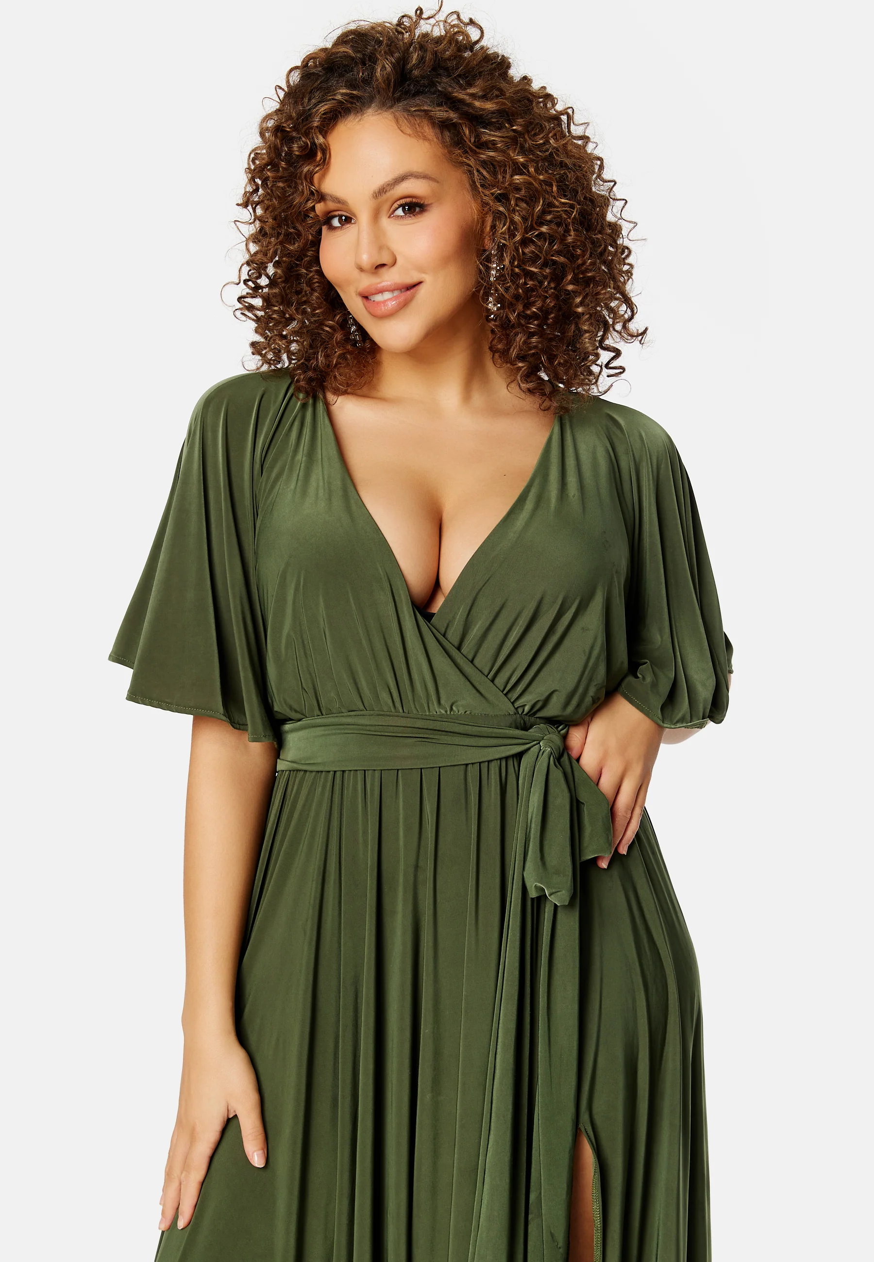 Flutter Sleeve Maxi Dress - Image 3