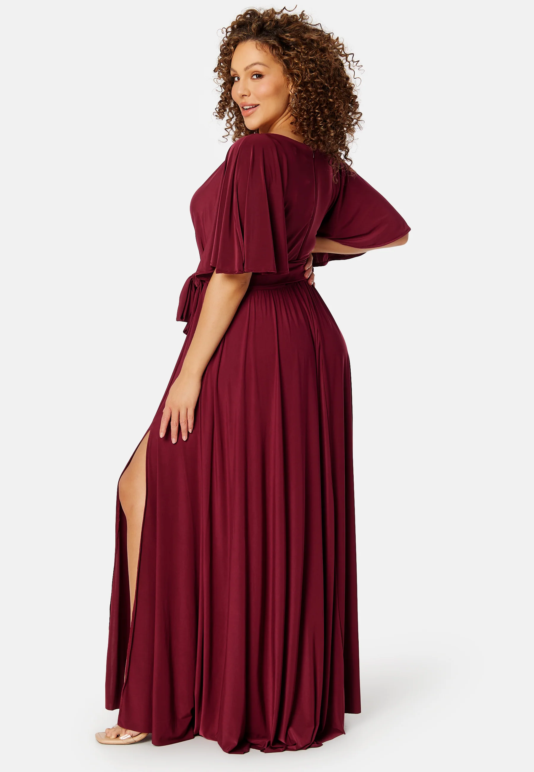 Flutter Sleeve Maxi Dress - Image 2