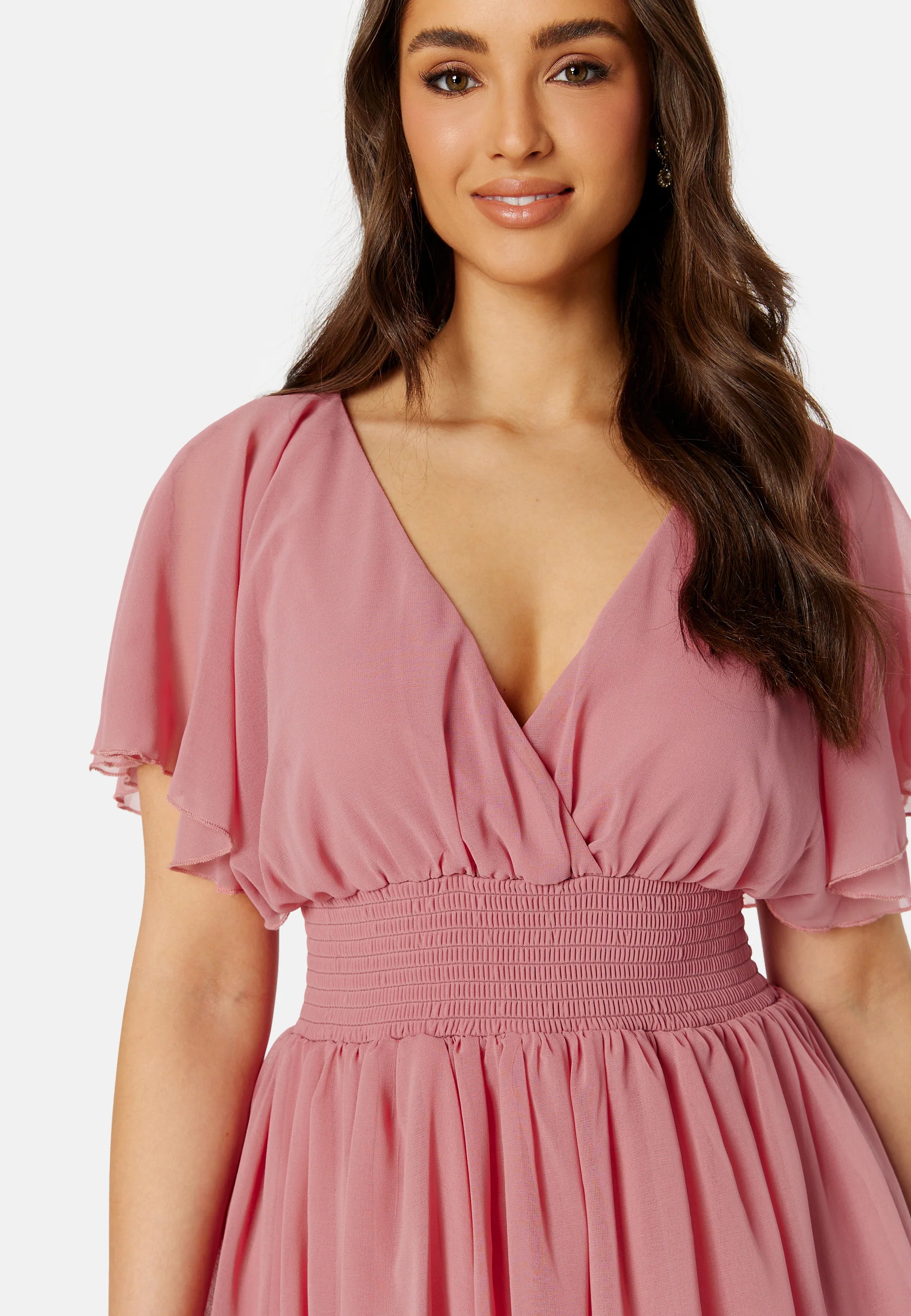 Flutter Tiered Midi Dress - Image 2