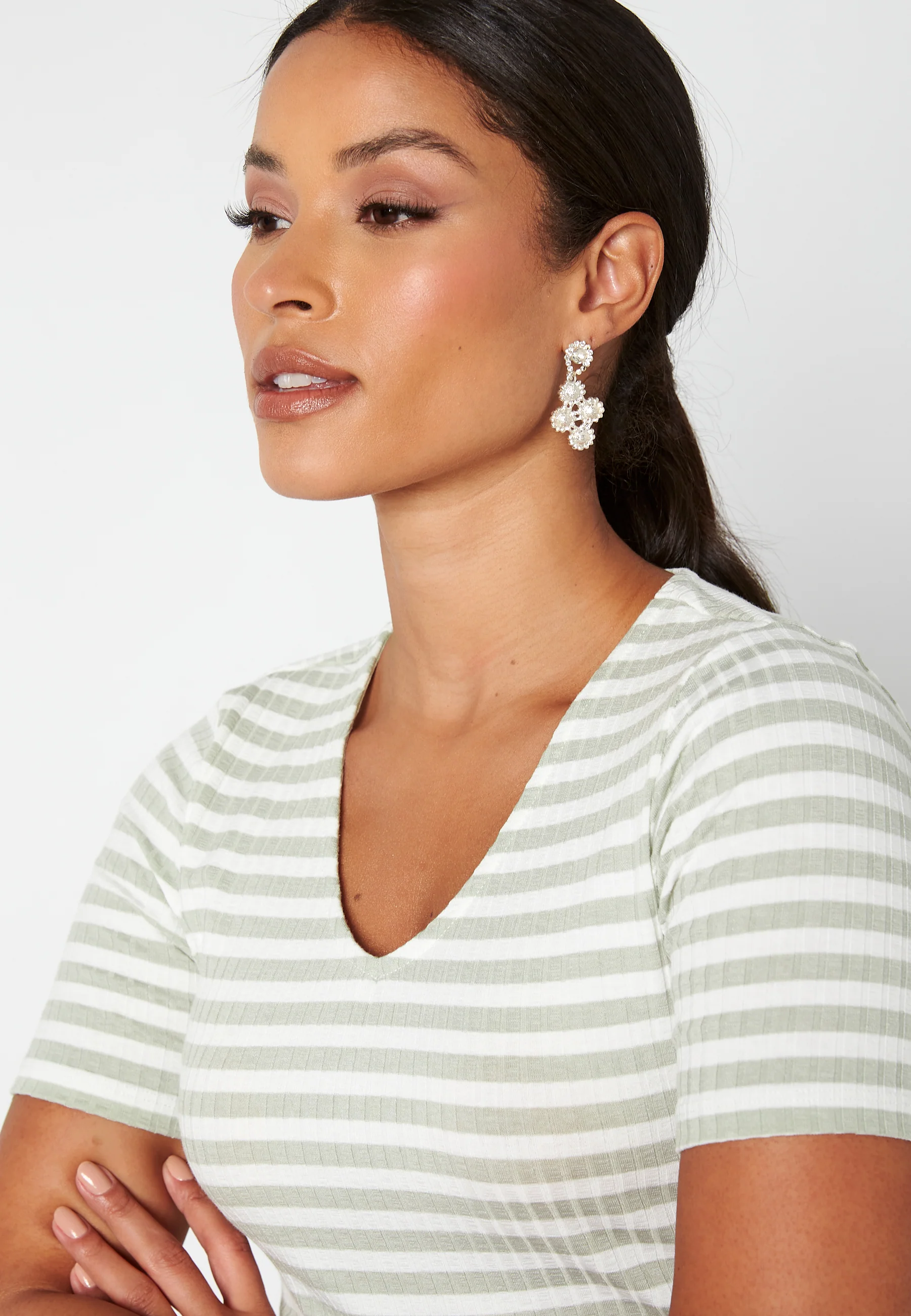 Fransiska S/S Stripe Top - Image 4