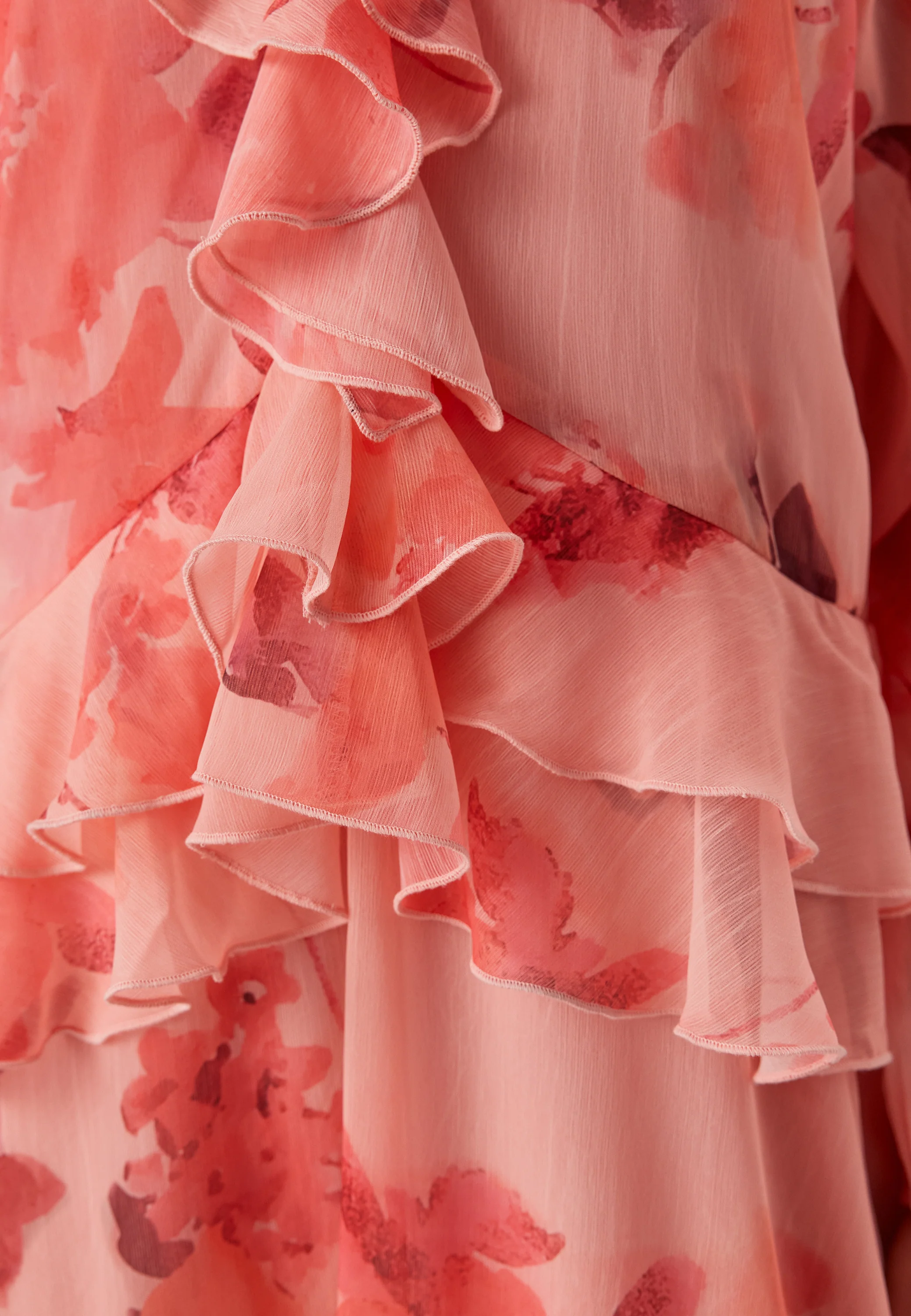 Frill Chiffon Dress - Image 6