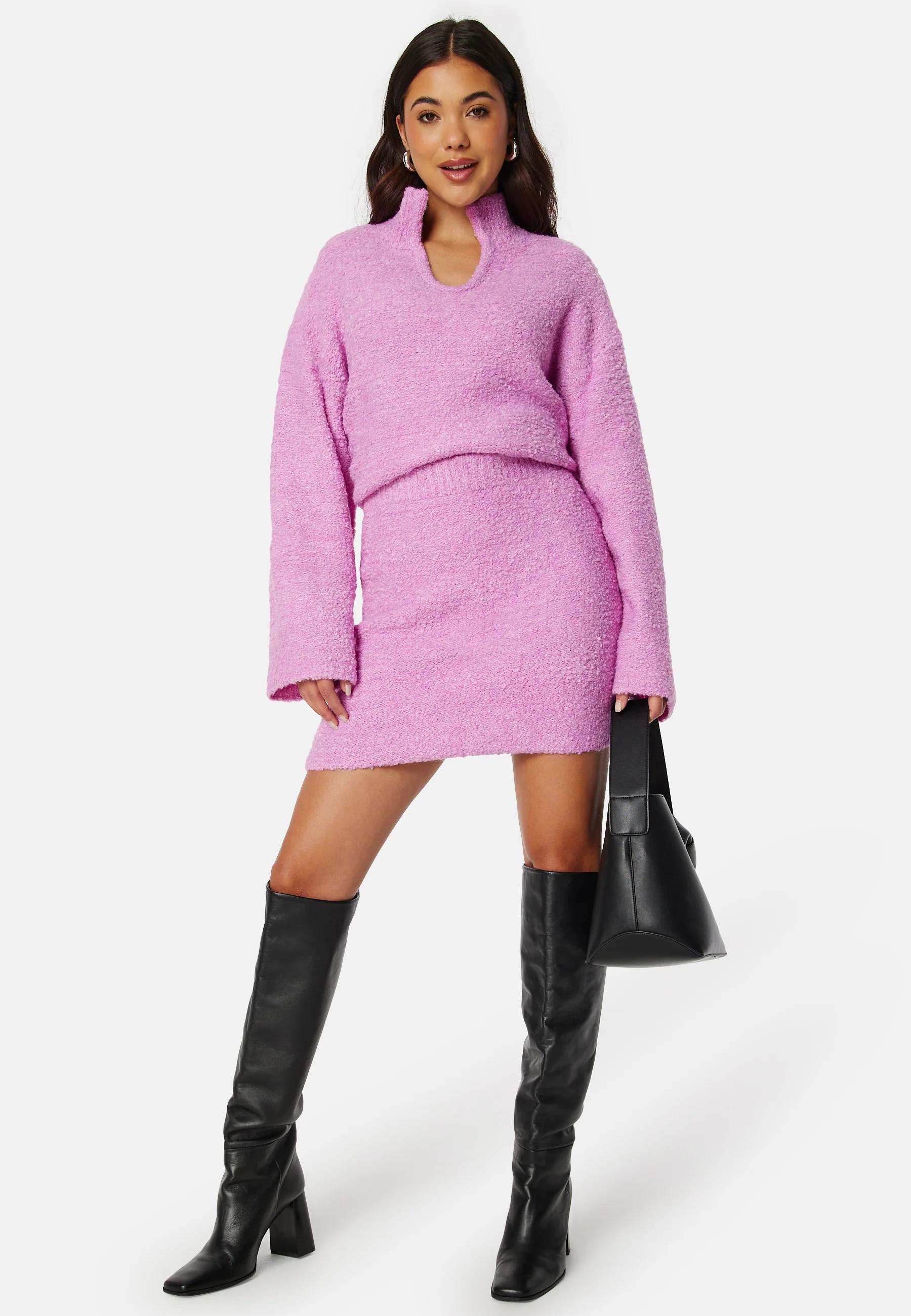Frill HW Short Knit Skirt - Image 2