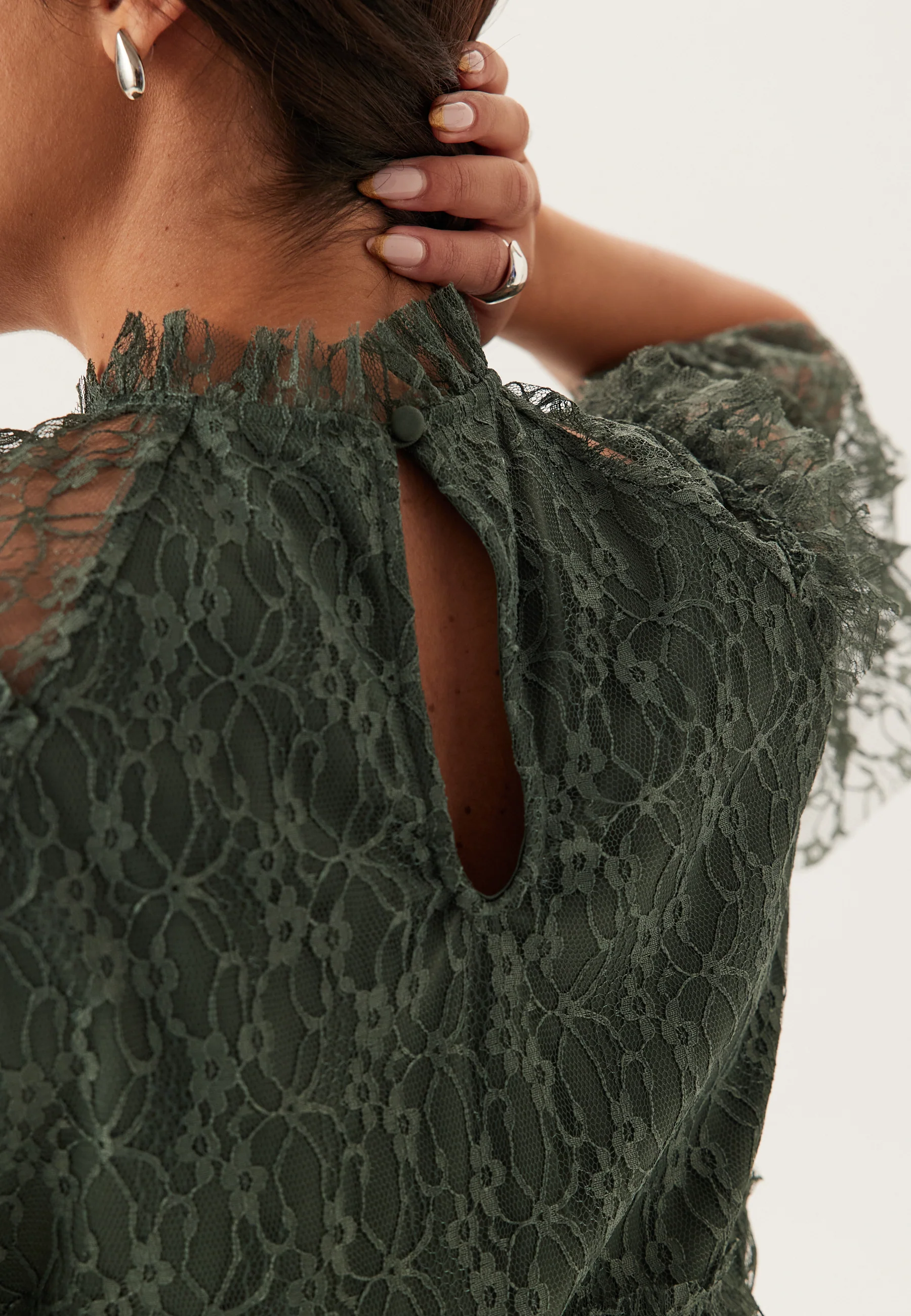 Frill Lace Blouse - Image 5