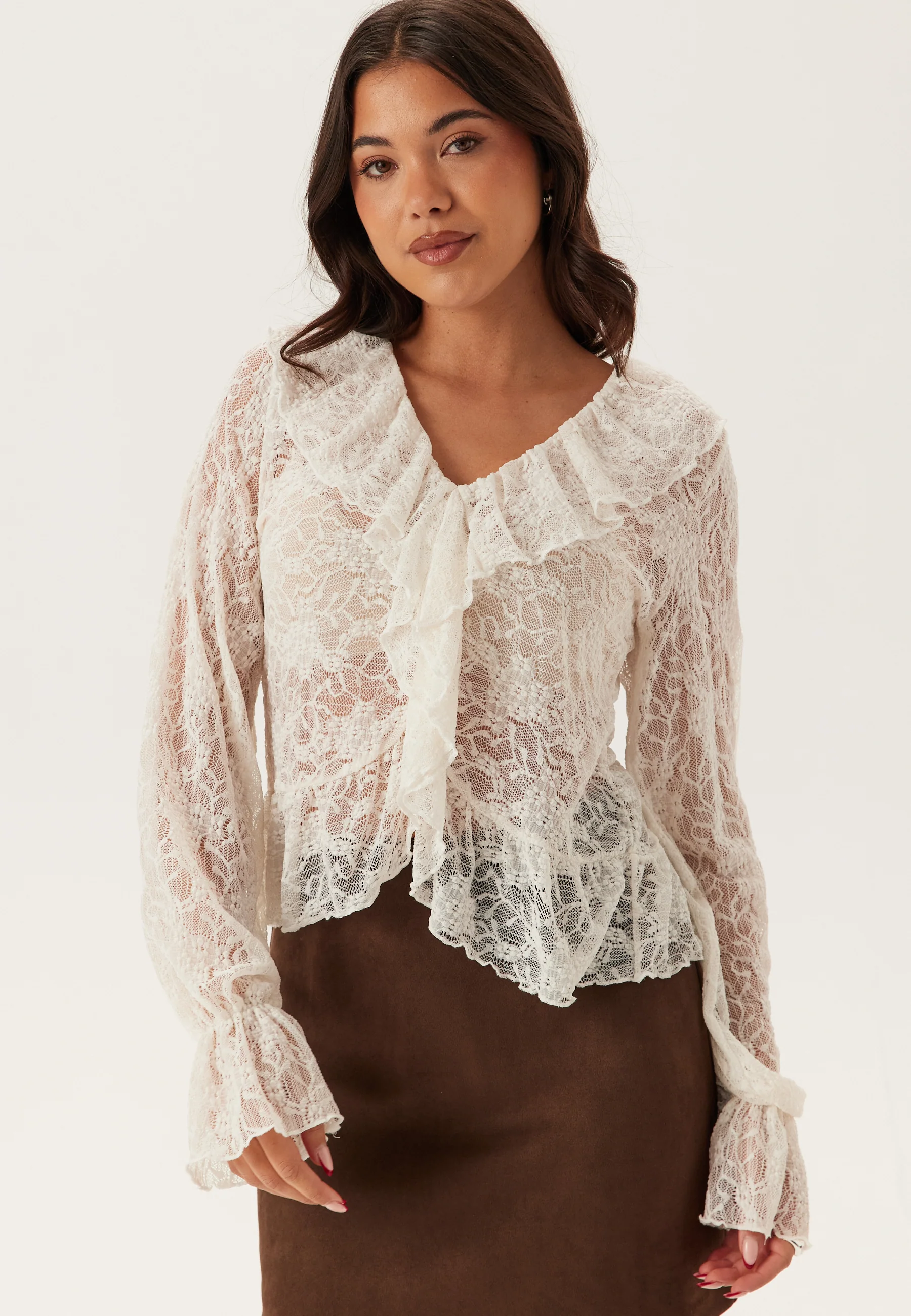 Frill Lace Blouse - Image 2