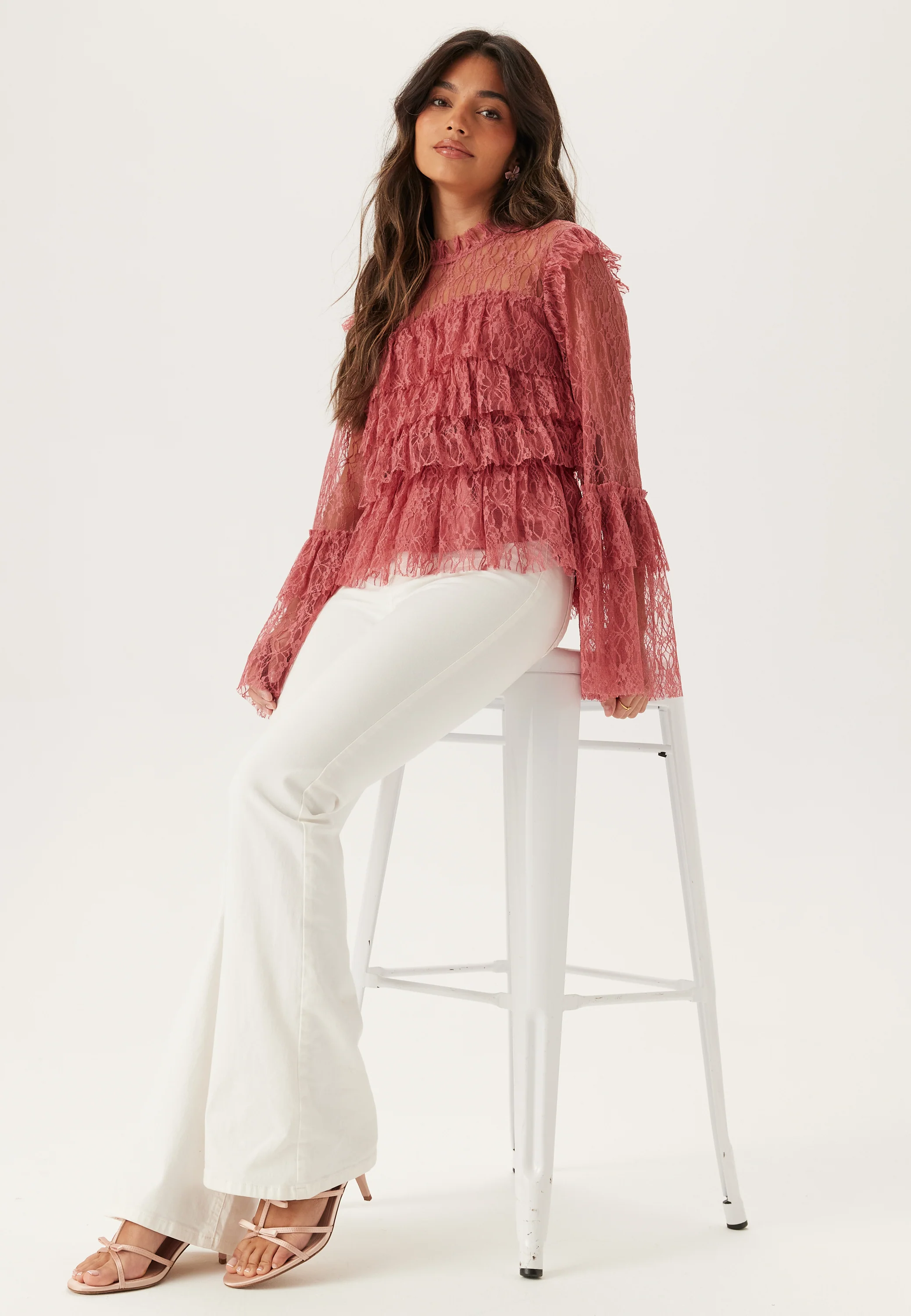 Frill Lace Blouse - Image 4