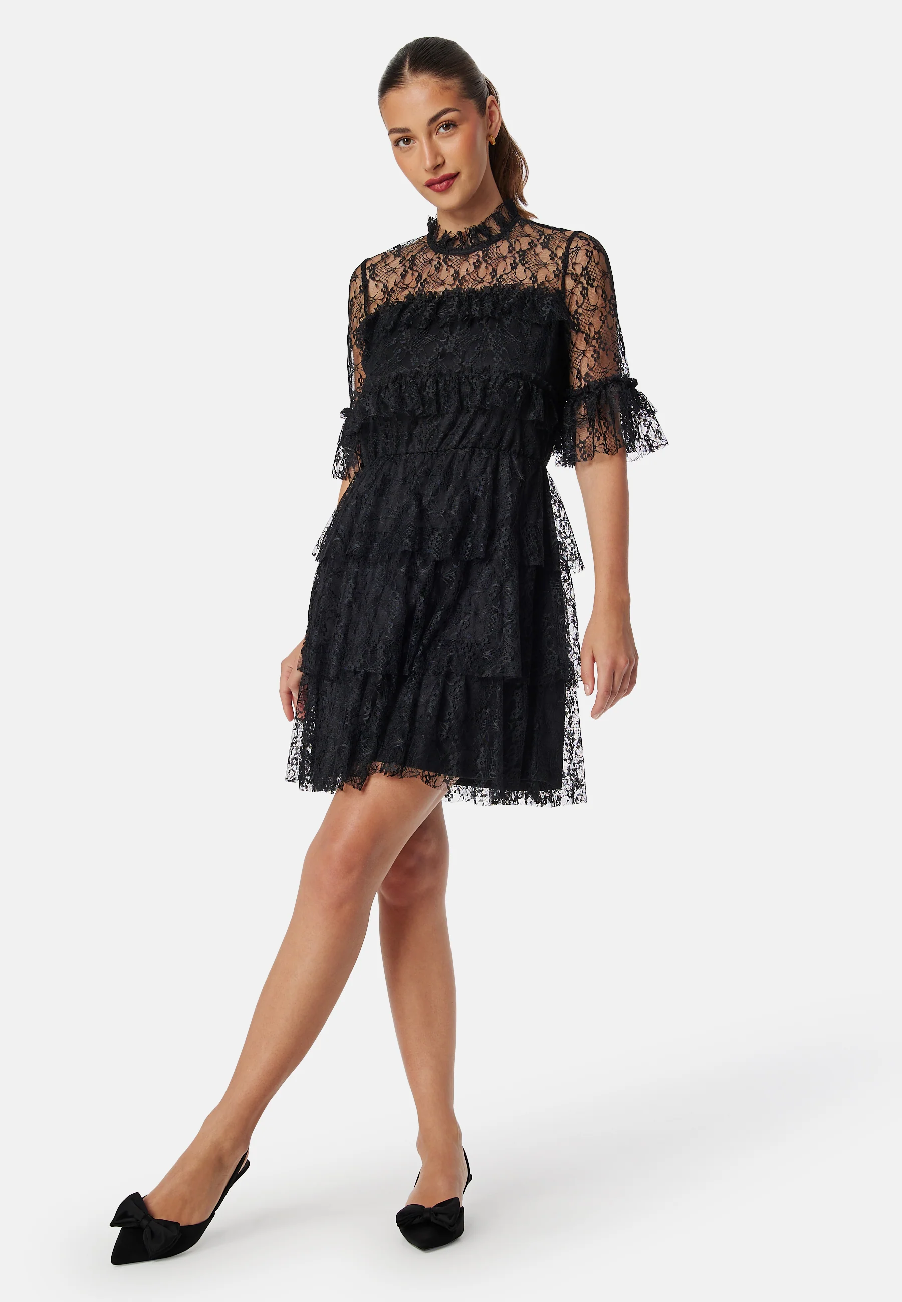 Frill Lace Dress - Image 3