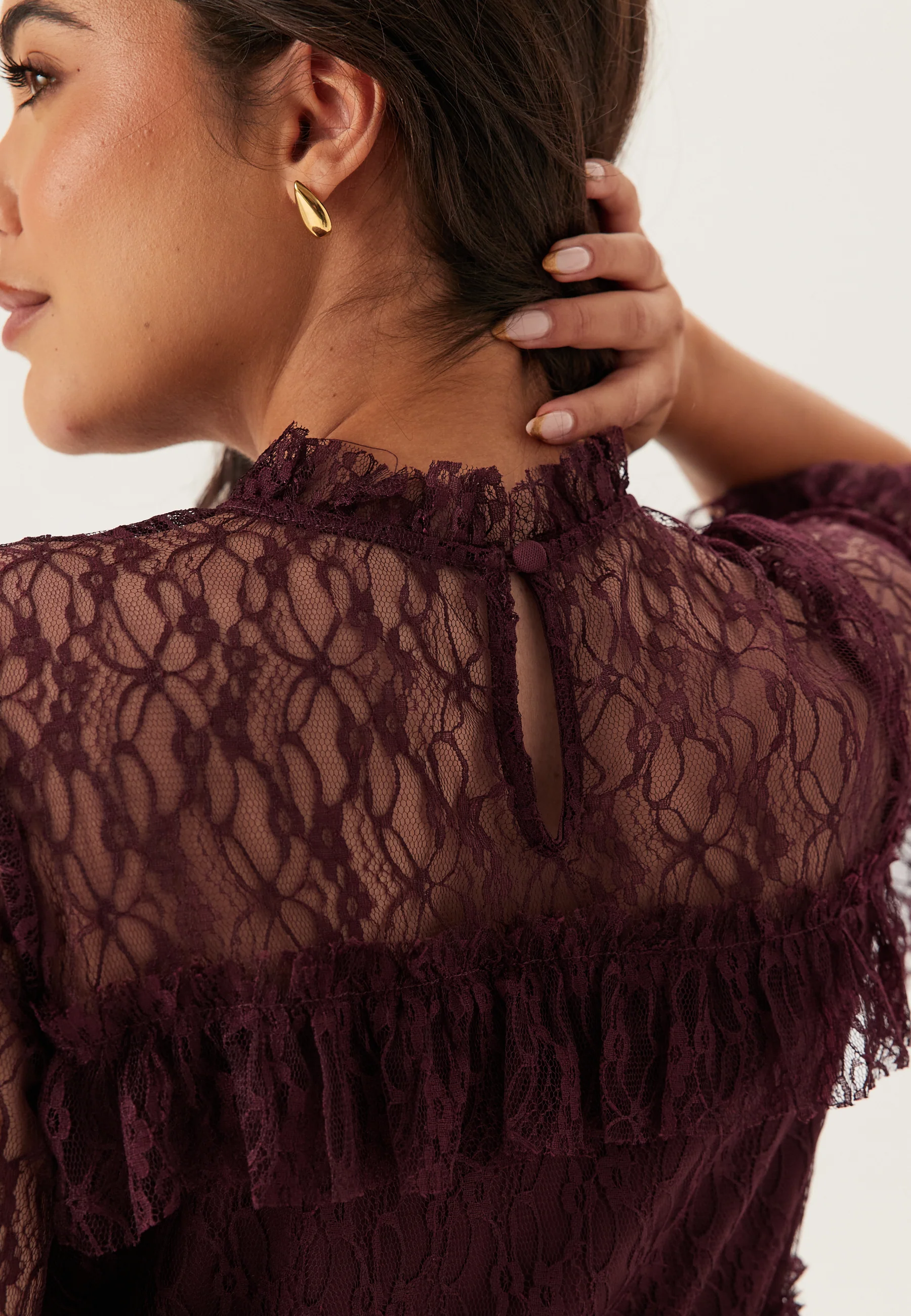 Frill Lace Dress - Image 4