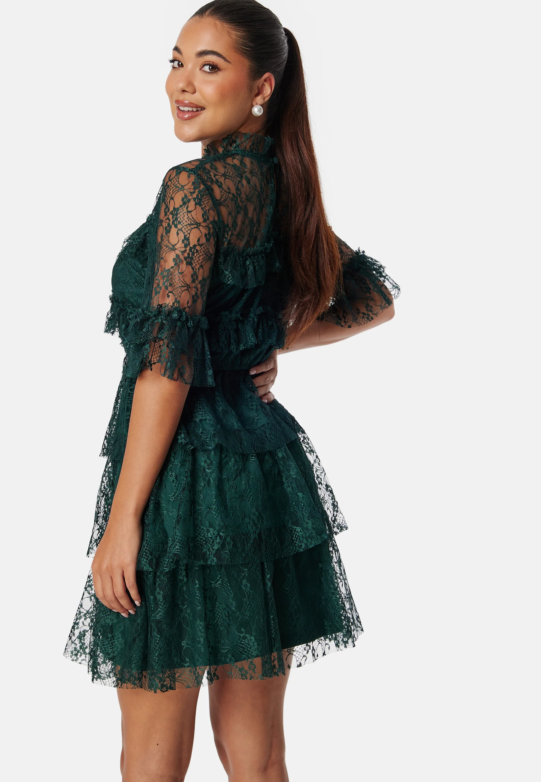 Frill Lace Dress - Image 2