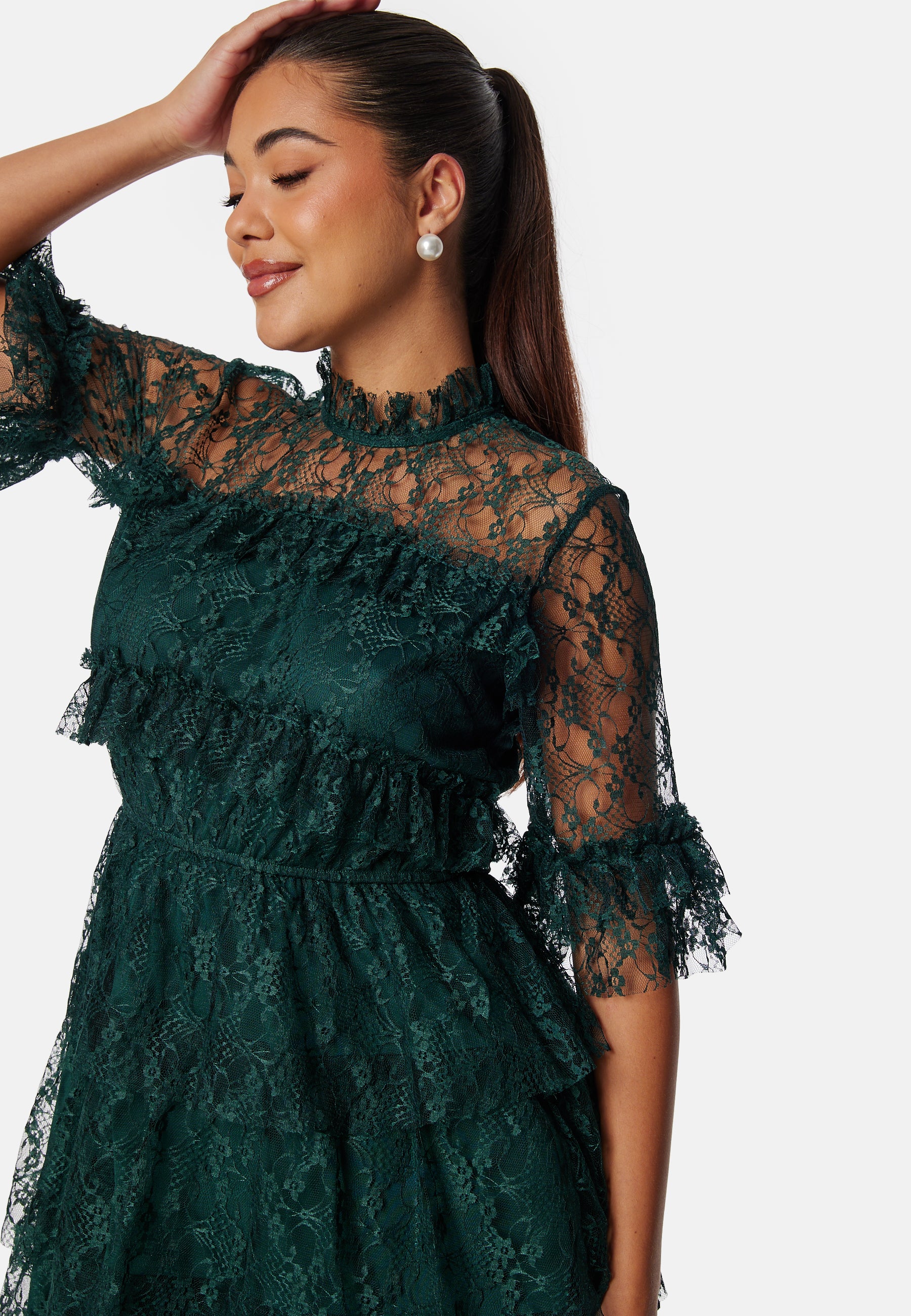 Frill Lace Dress - Image 4