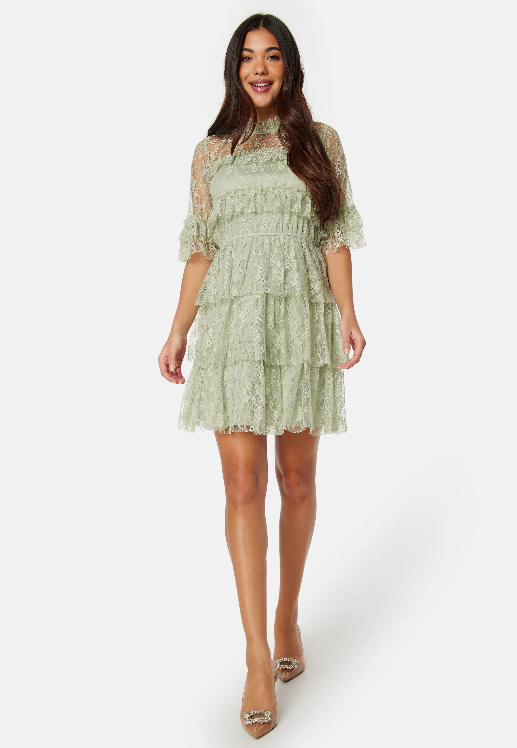 Frill Lace Dress - Image 2