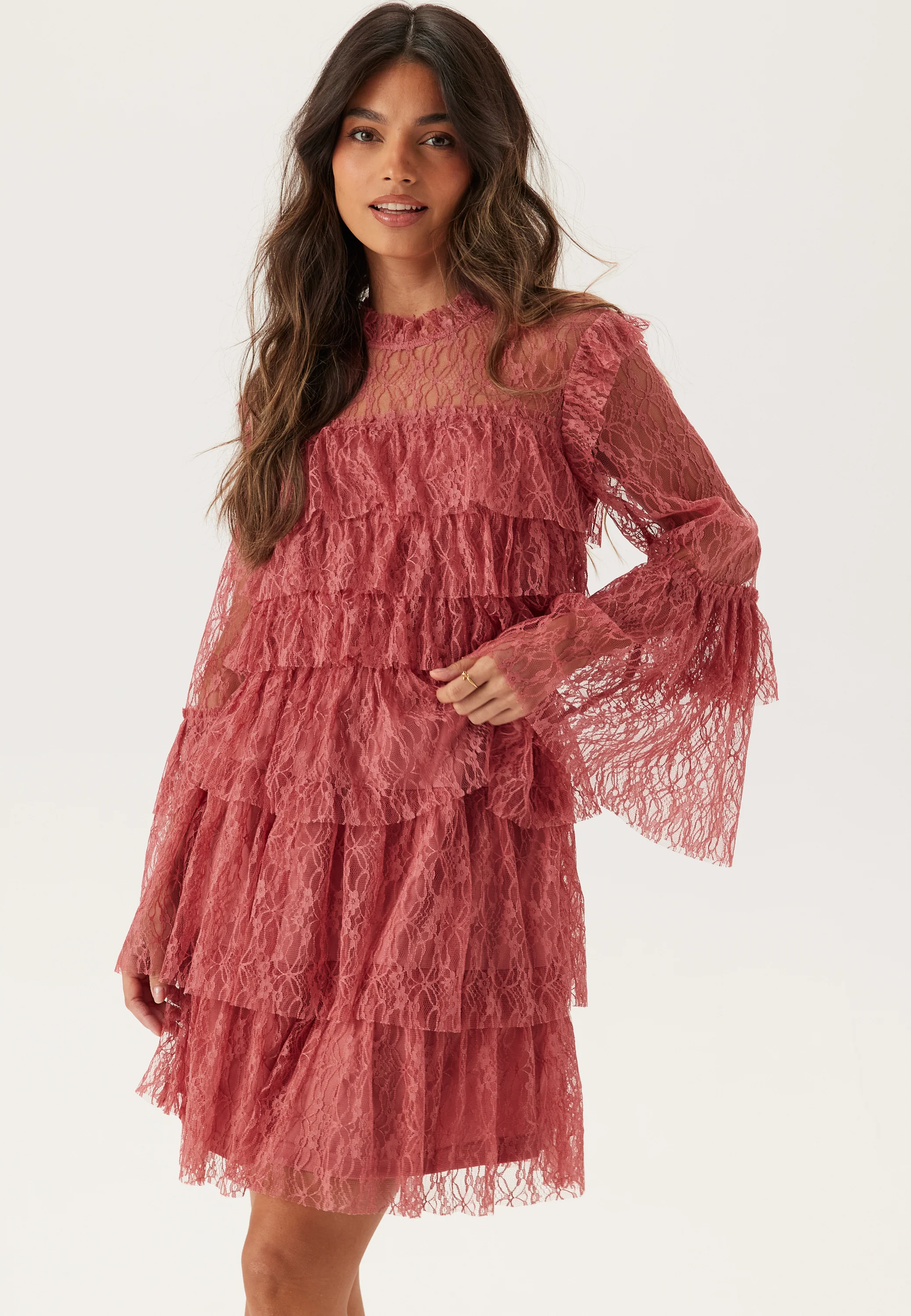 Frill Lace Dress - Image 2