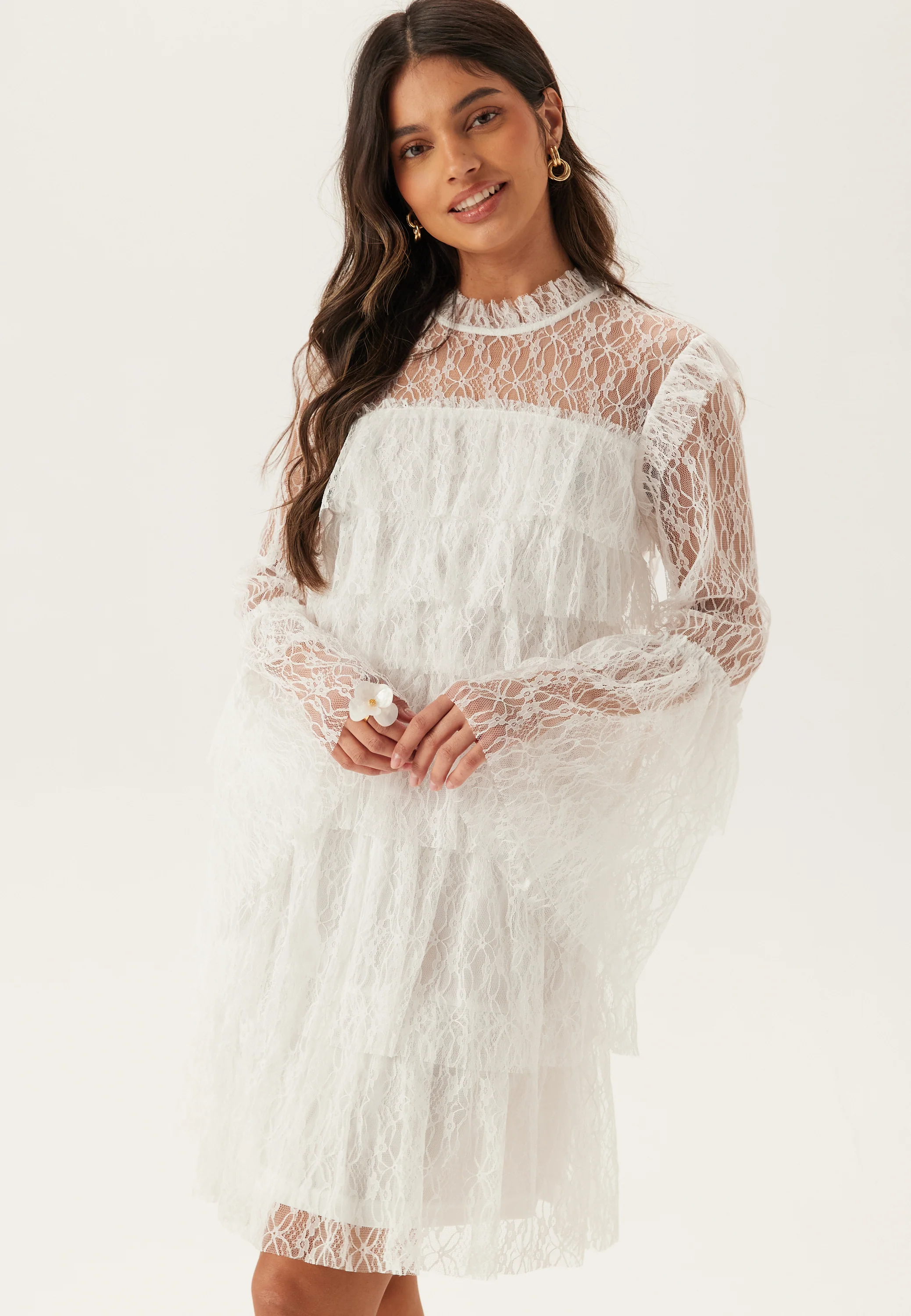 Frill Lace Dress - Image 3