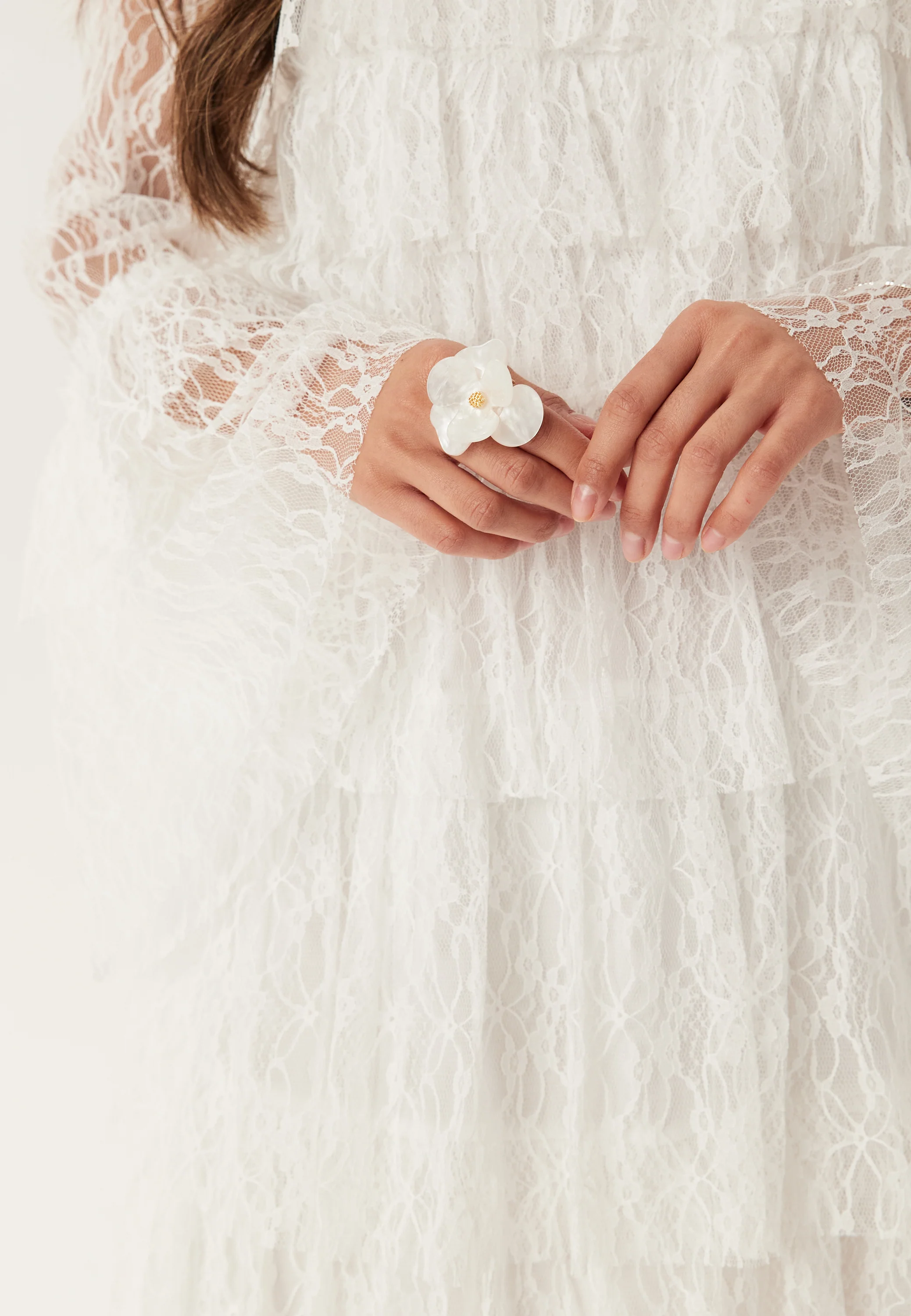 Frill Lace Dress - Image 5