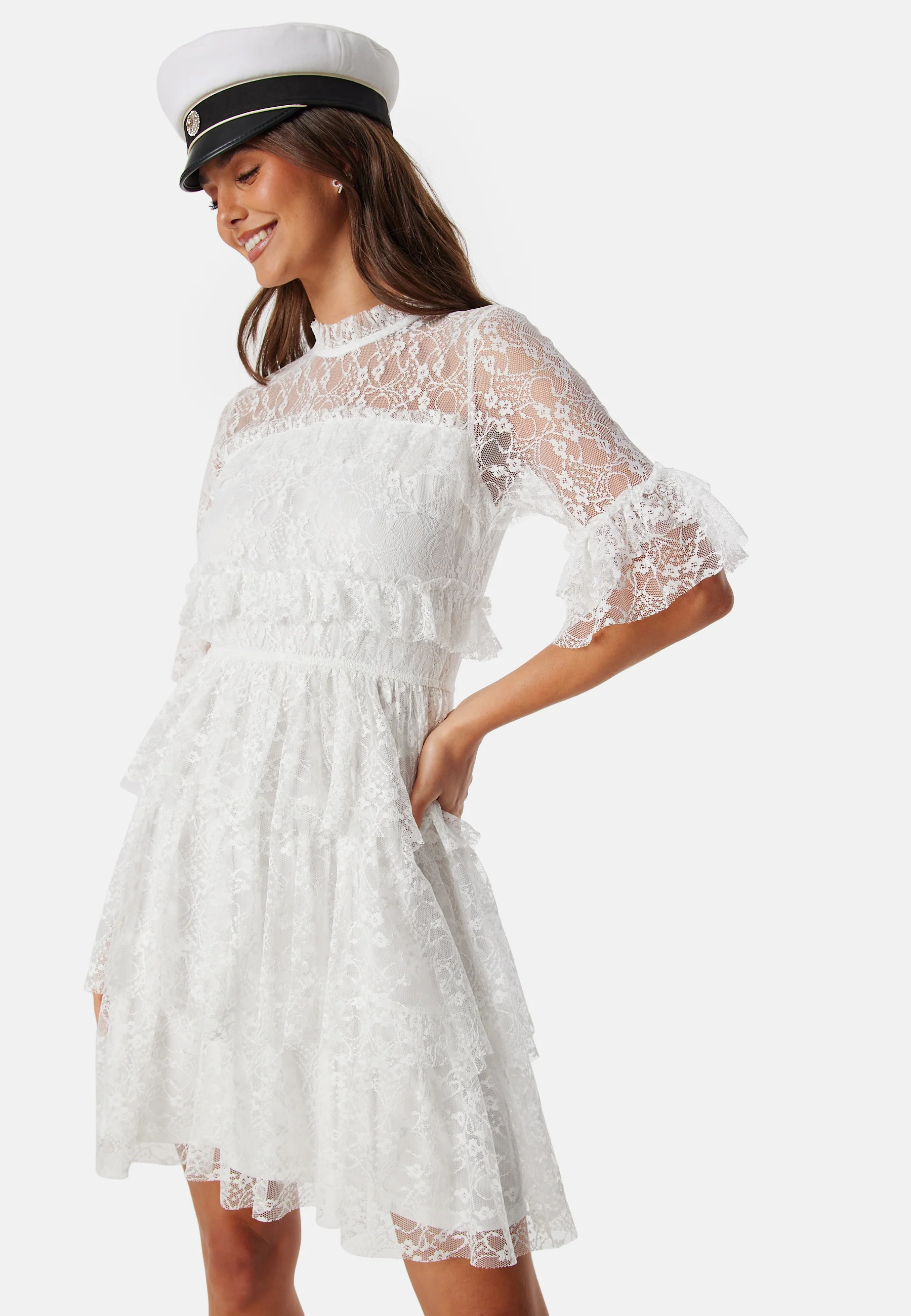 Frill Lace Dress - Image 4