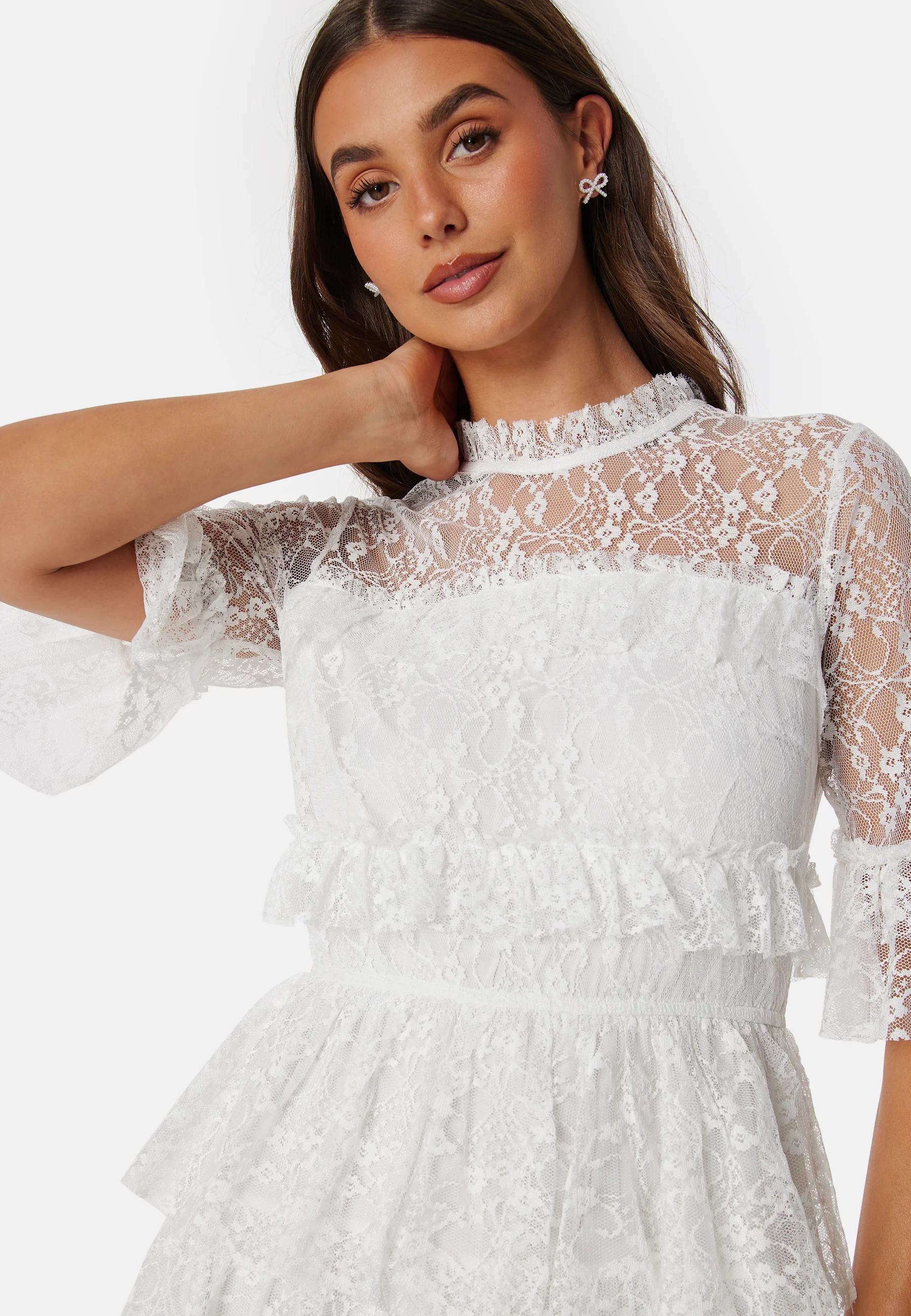 Frill Lace Dress - Image 5
