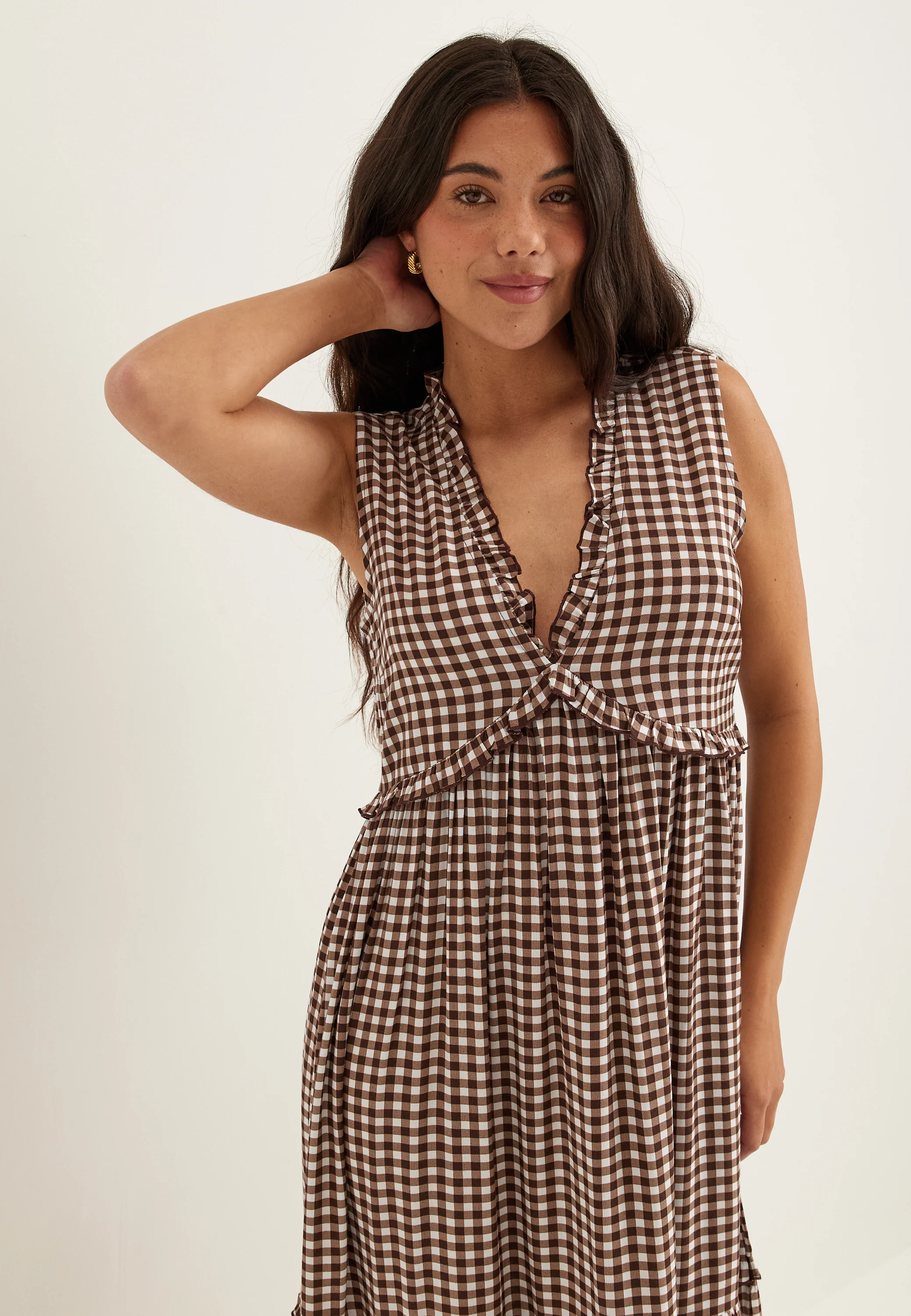 Frill Maxi Dress - Image 2