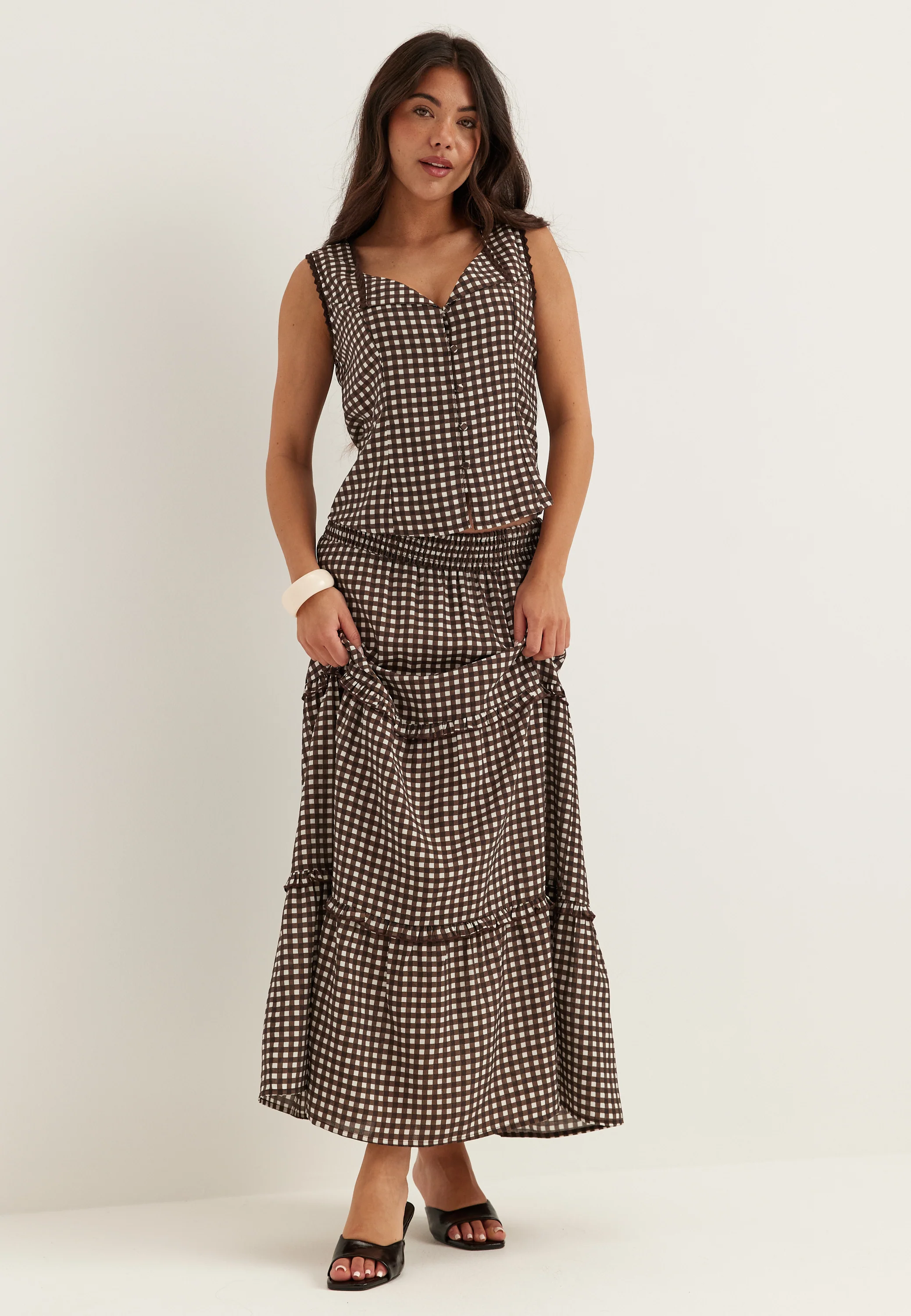 Frill Maxi Skirt - Image 3