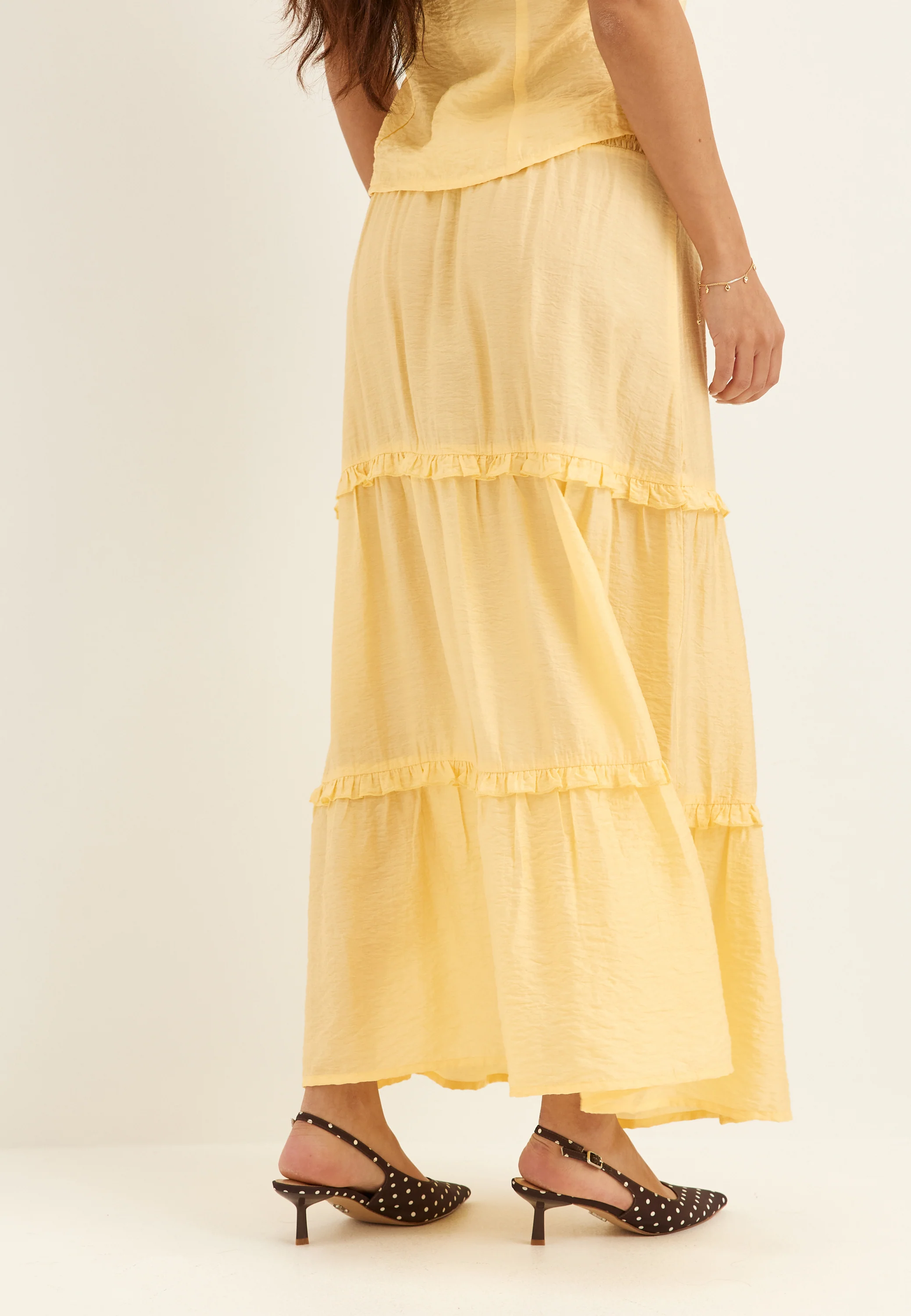 Frill Maxi Skirt - Image 3