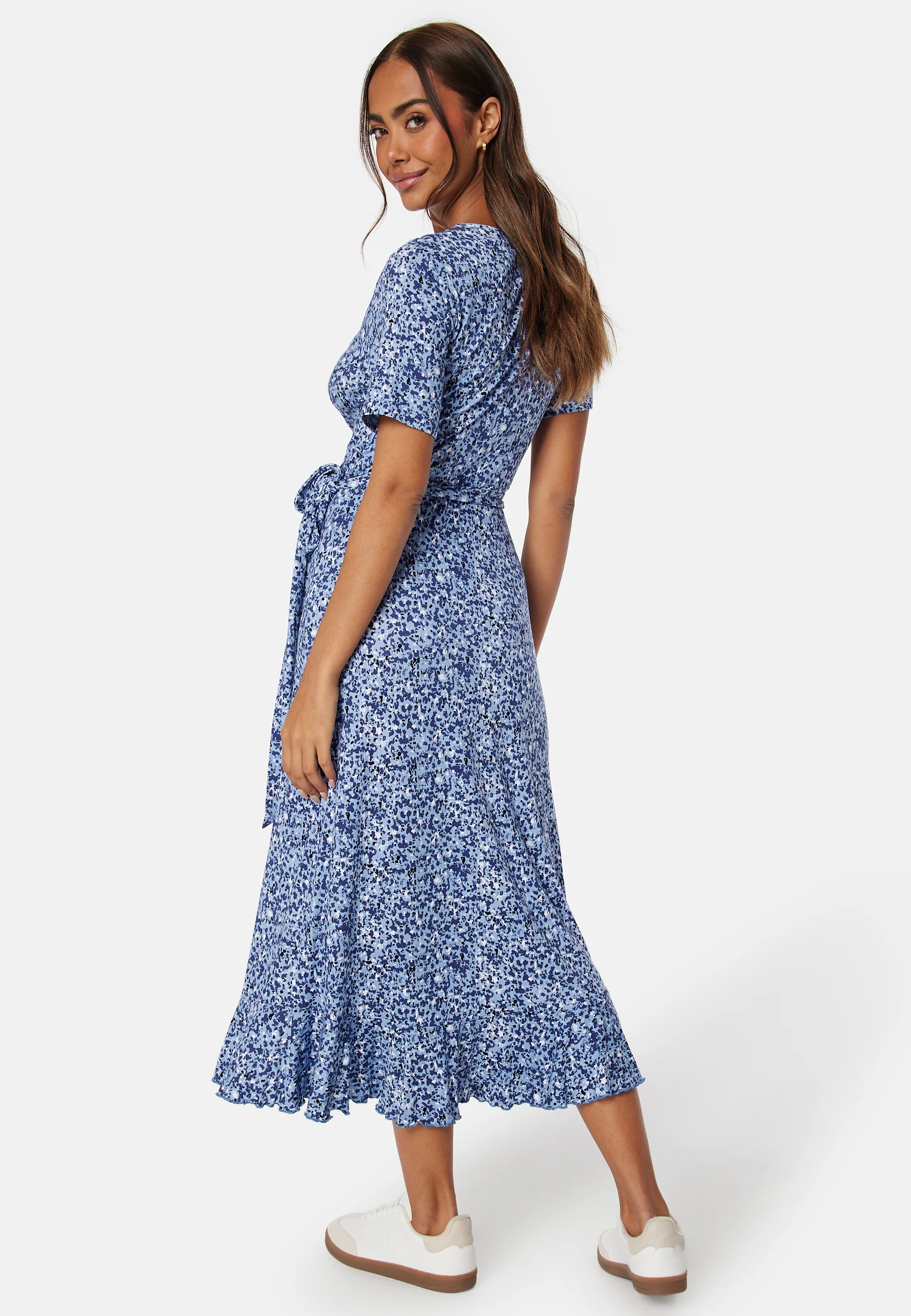 Frill S/S Wrap Dress - Image 2