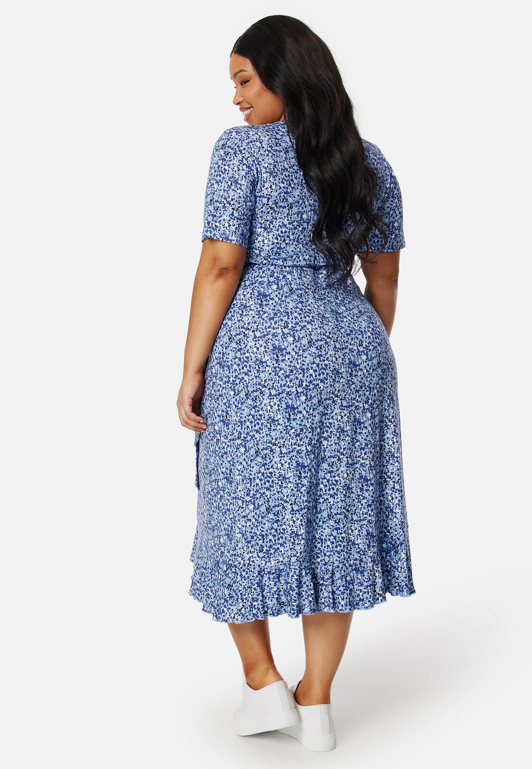 Frill S/S Wrap Dress - Image 8