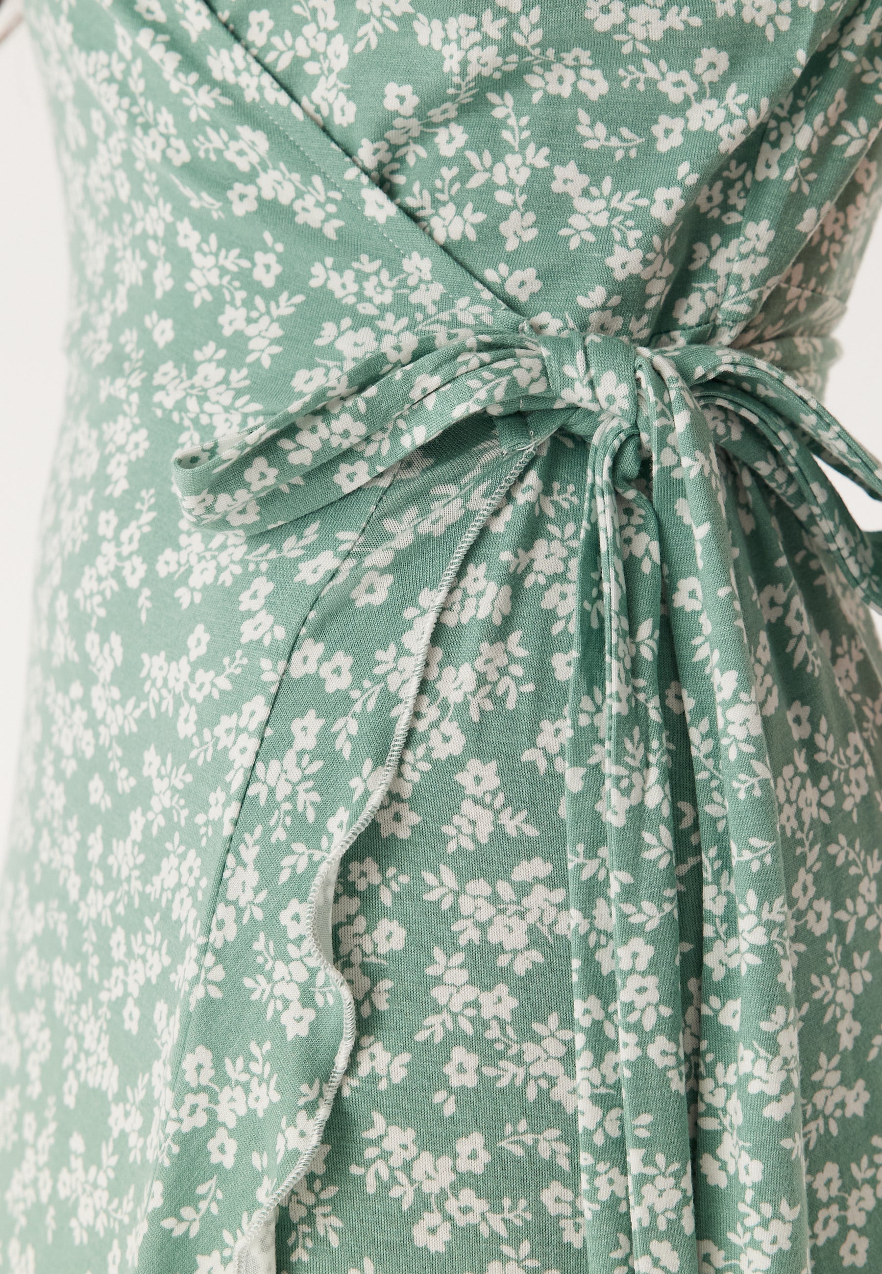 Frill S/S Wrap Dress - Image 4