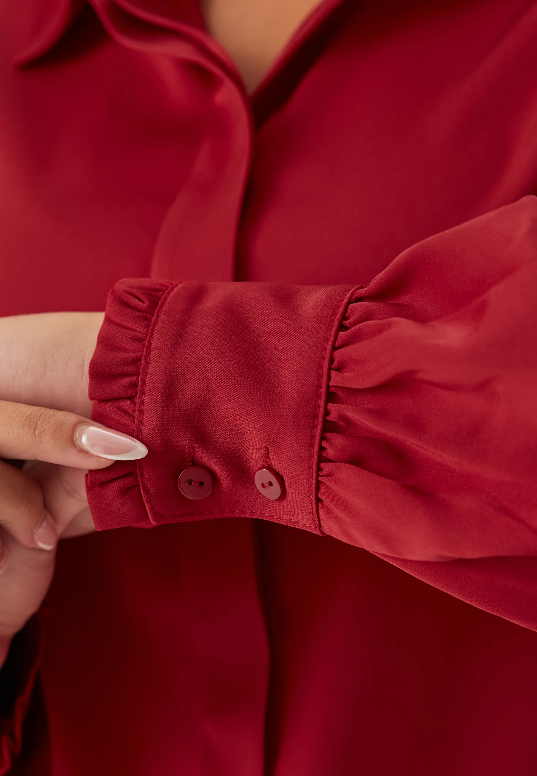 Frill Shirt Blouse - Image 4
