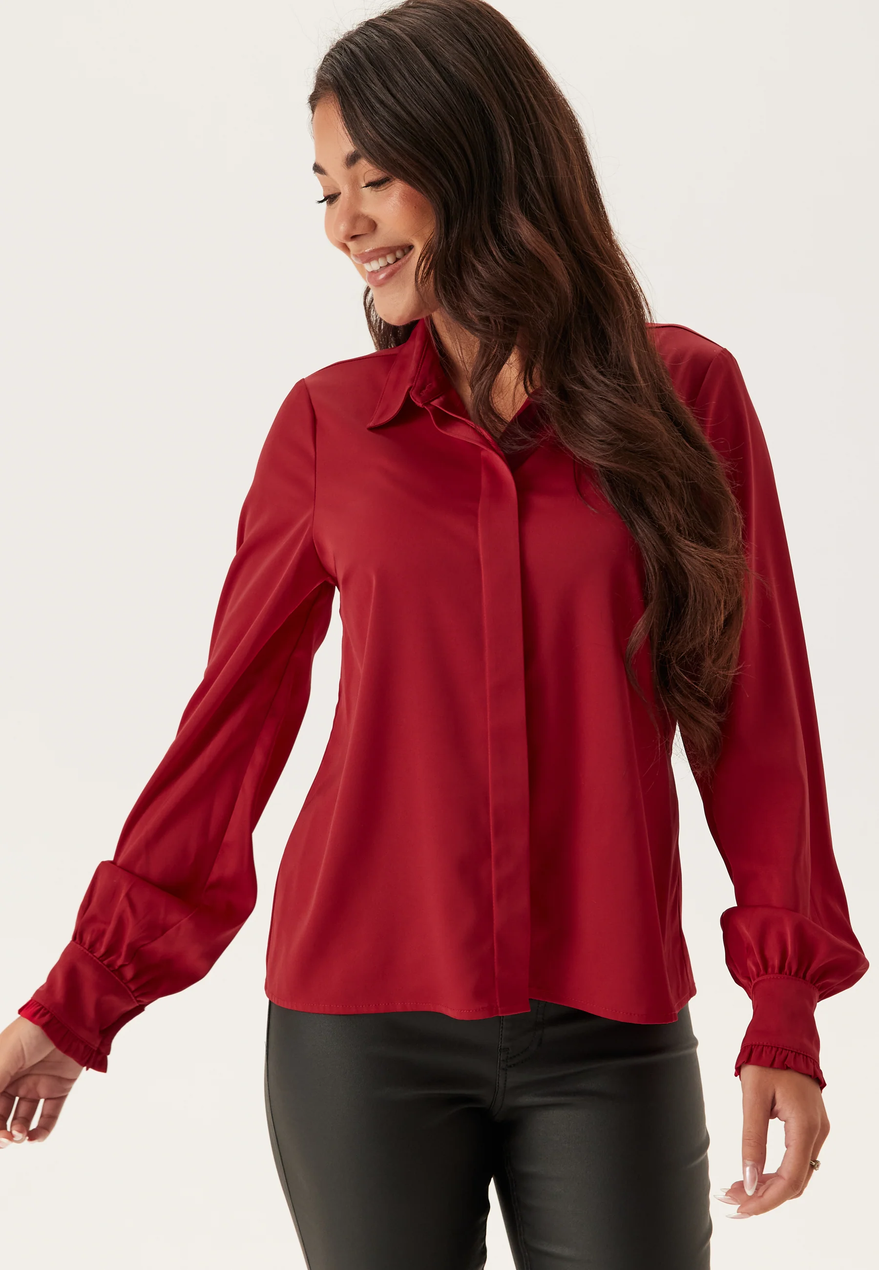 Frill Shirt Blouse - Image 5