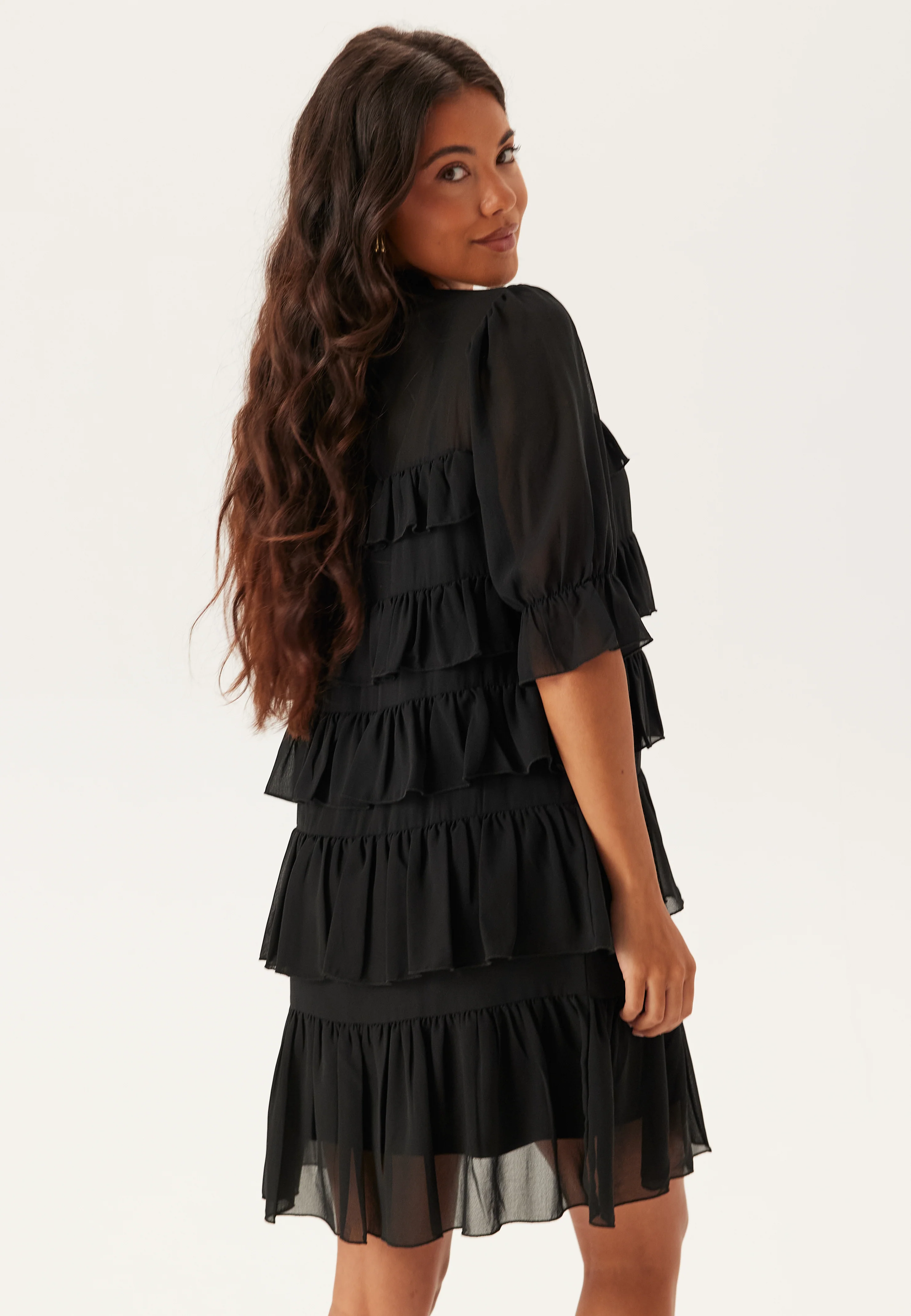 Frill Short Dress - Image 3