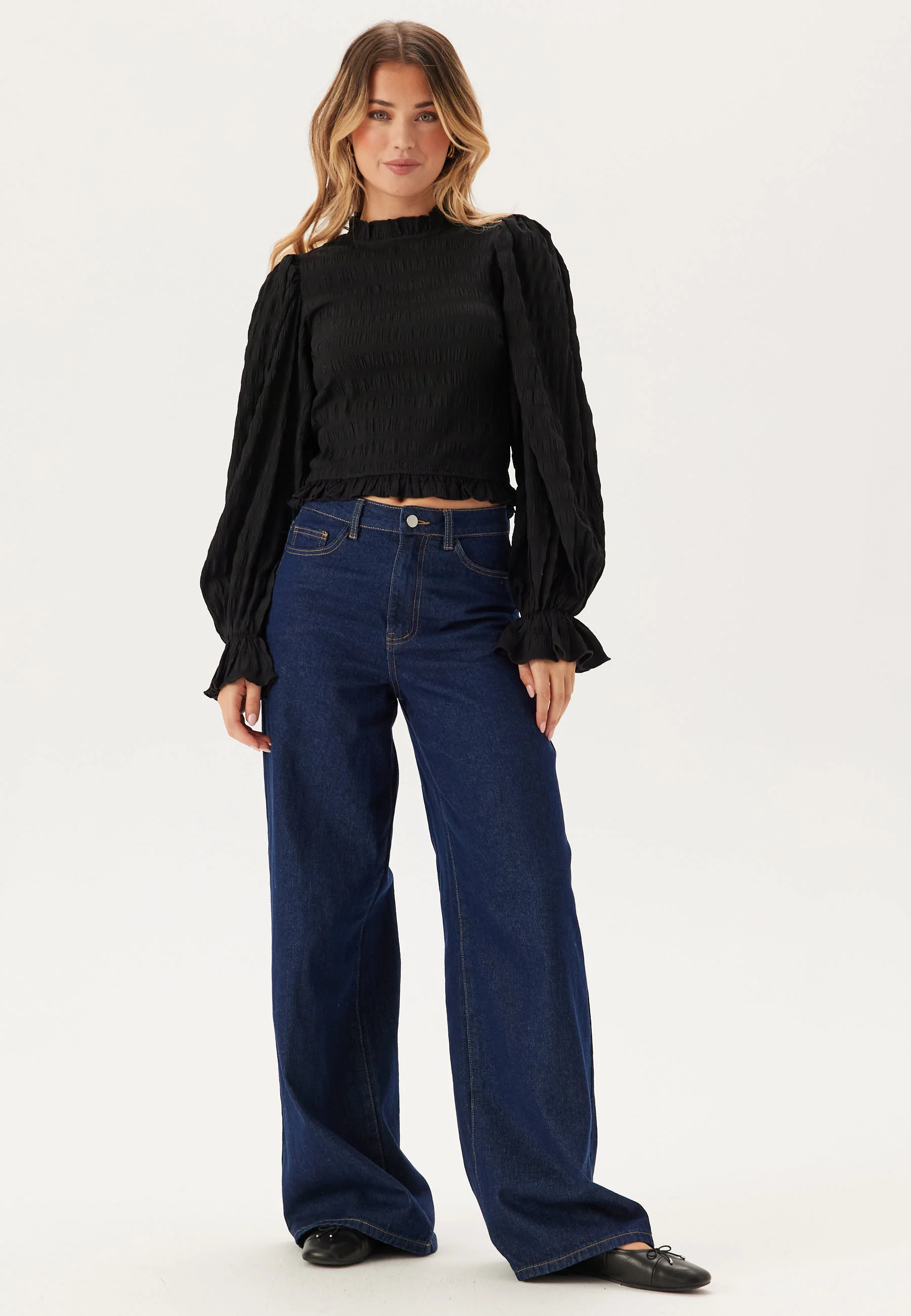 Frill Structured Blouse - Image 4