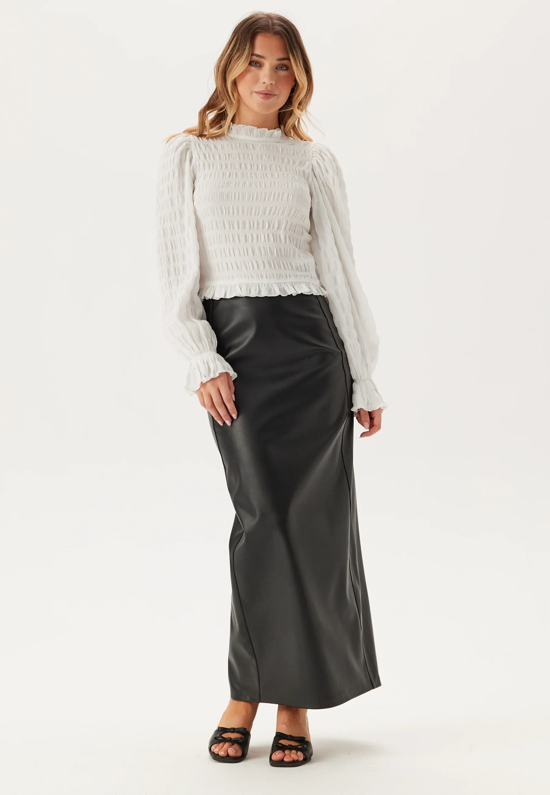 Frill Structured Blouse - Image 4
