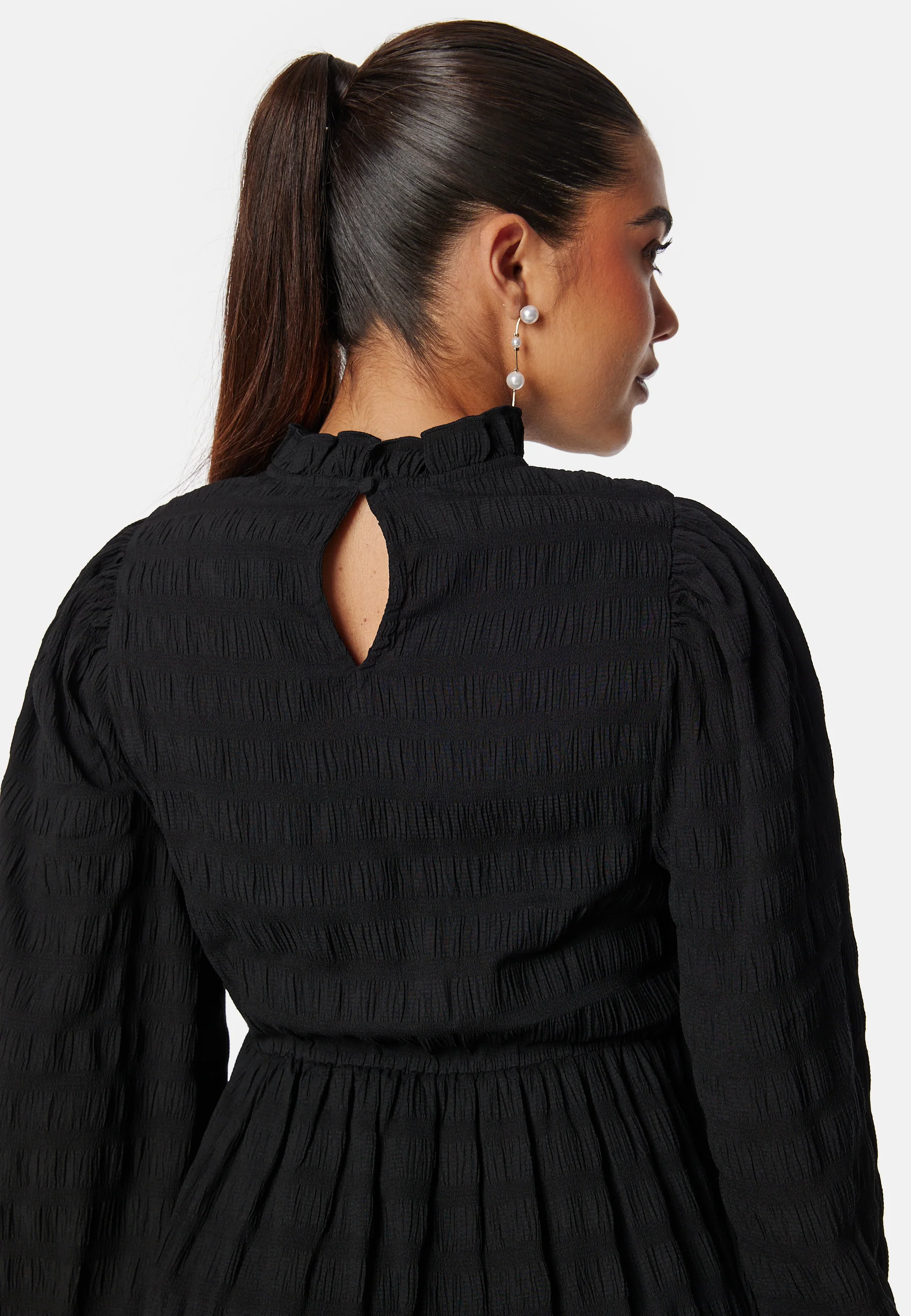 Frill Structured Dress - Image 4