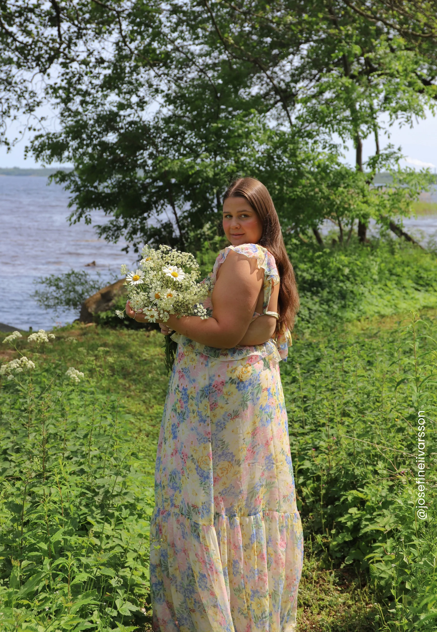Frill Tie Back Maxi Dress - Image 9