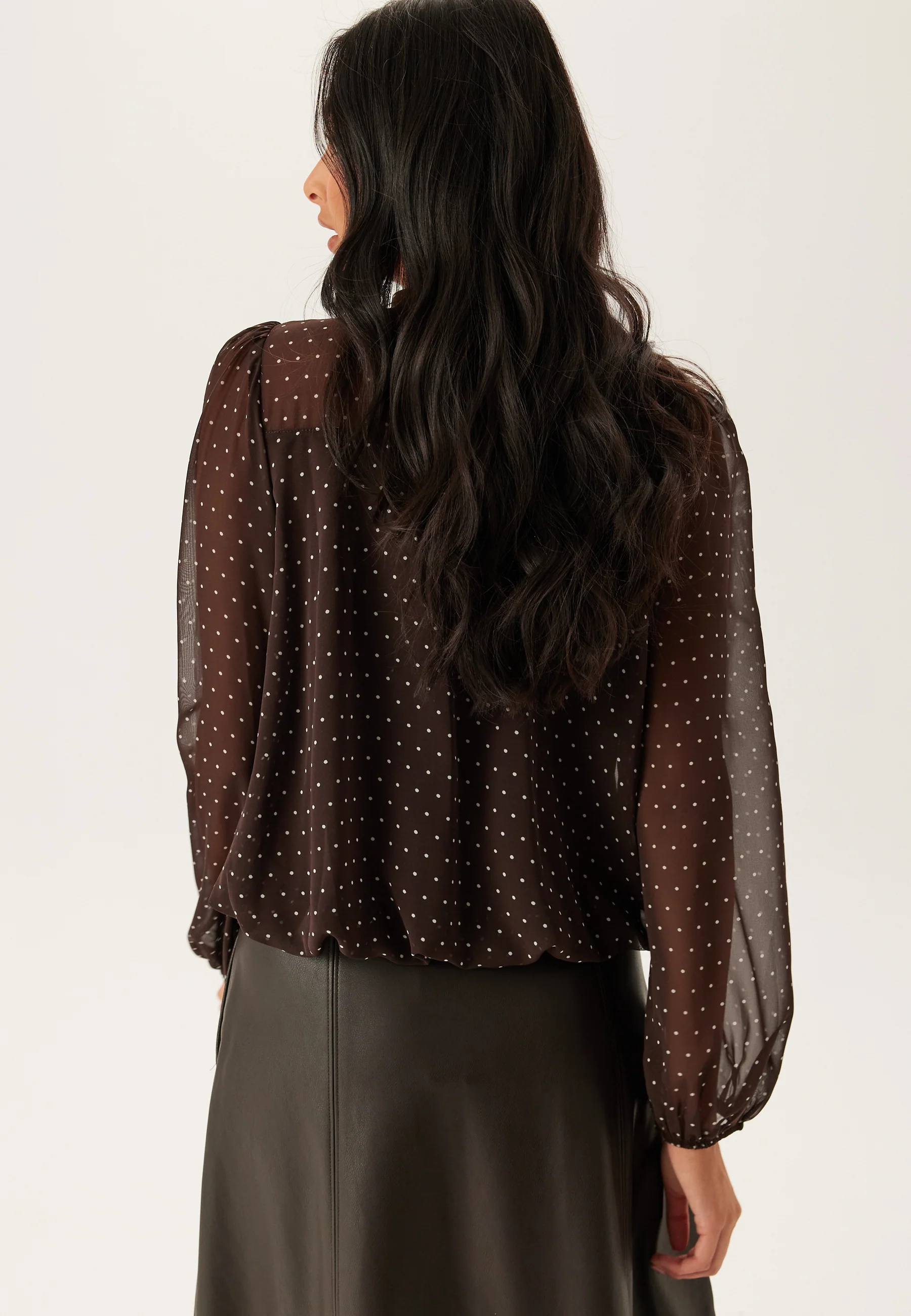Frill Tie Blouse - Image 2